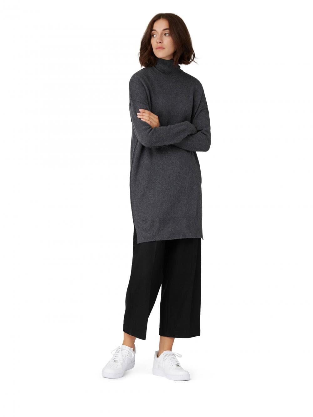 knee length dresses for ladies Cozy In Knit Sweater Mini Dress main image 0