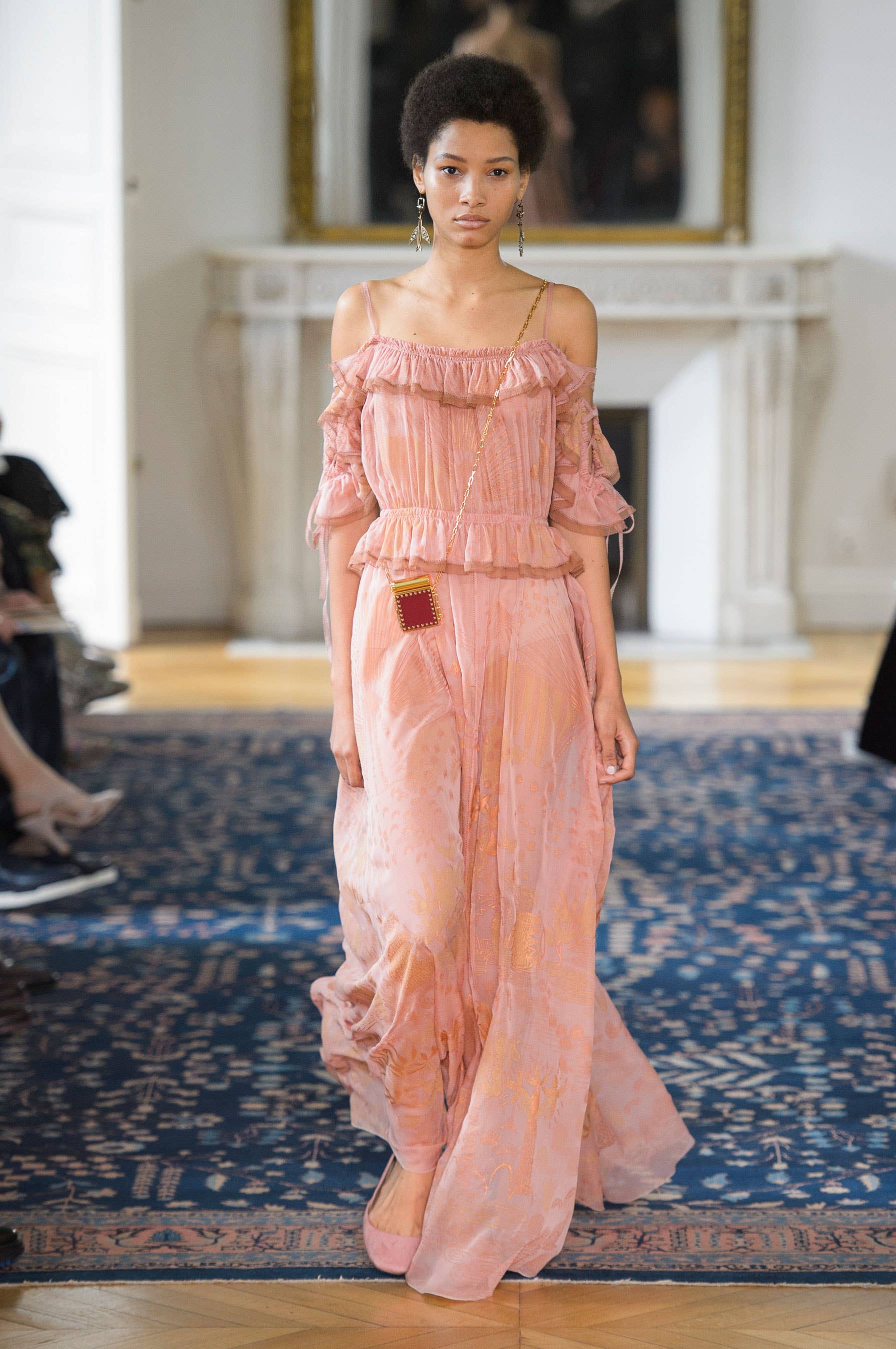 slim fit dress slacks Balenciaga Pink Pre Fall 2017 Mini Dress - BOPF main image 1