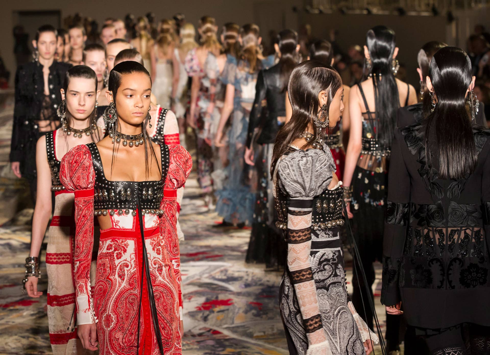 Sarah Burton Infuses Shetland Traditions With Punk Details for