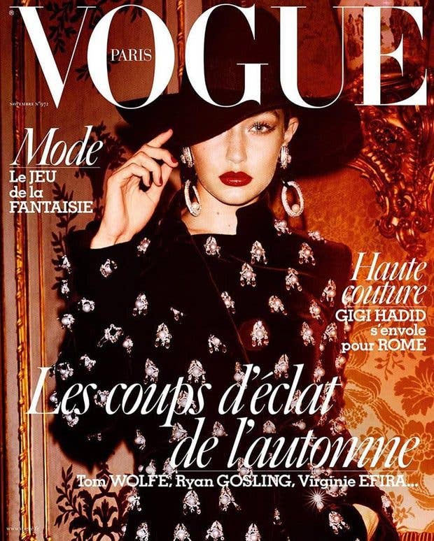Vogue it girl style Gigi Hadid ジジハディッド Gigi Hadid recreates
