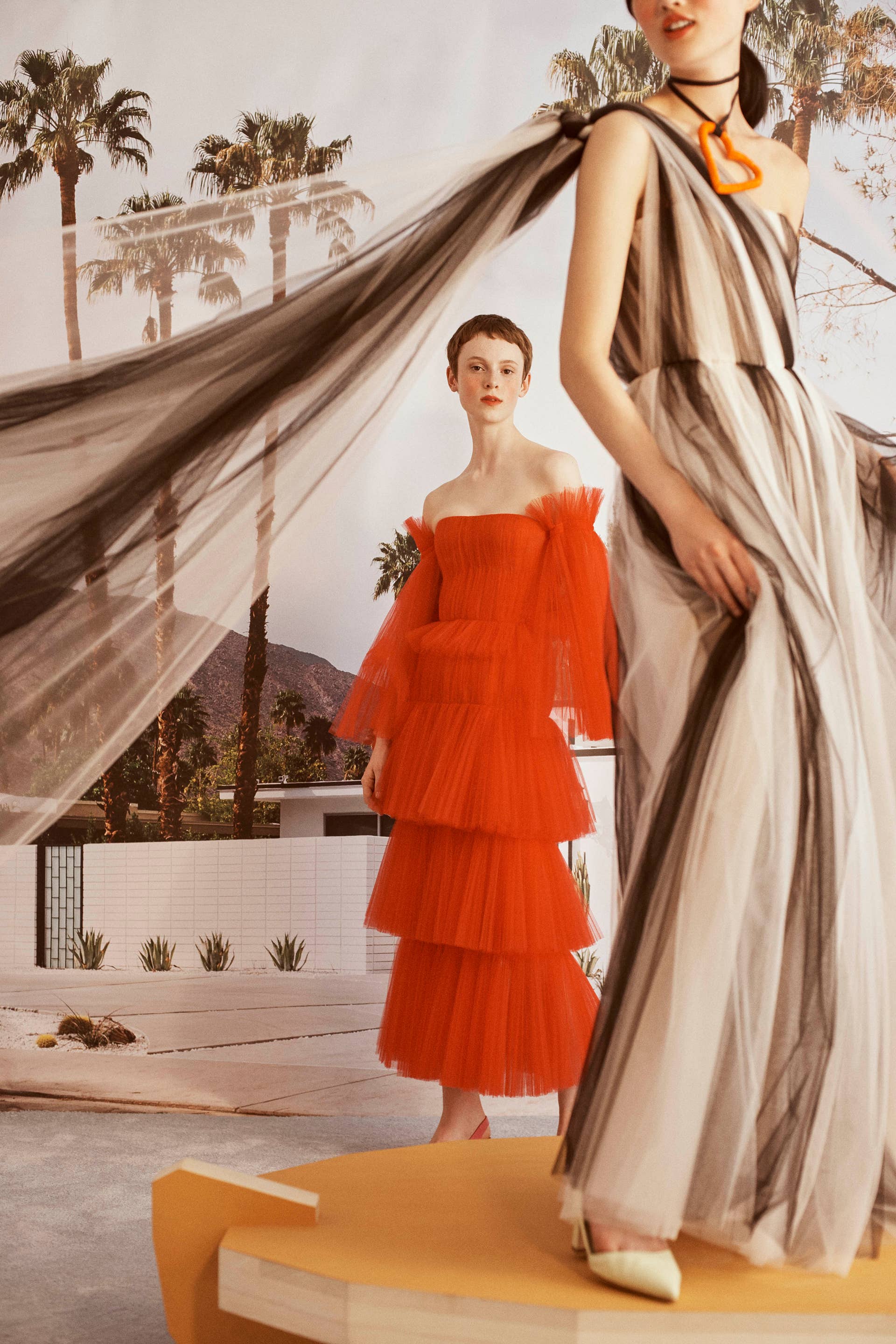 open lace back dress Carolina Herrera main image 0