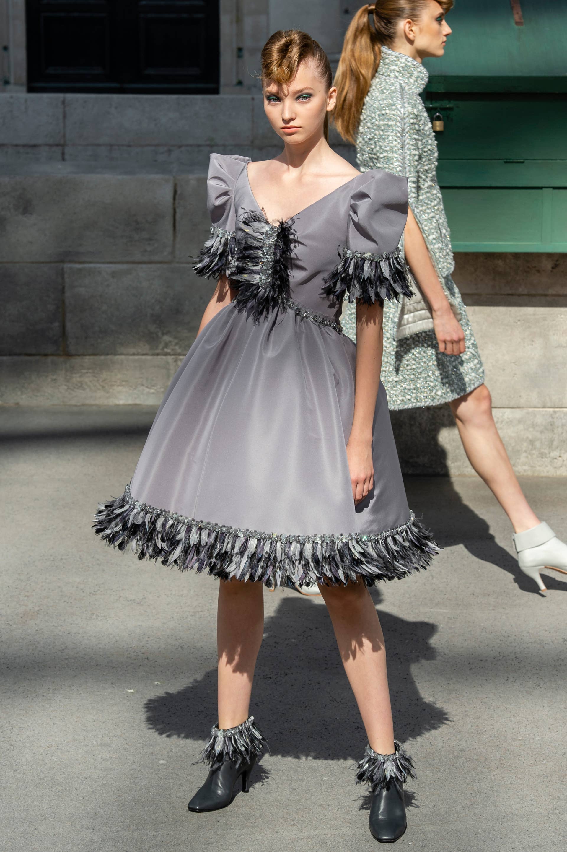 chanel cocktail dresses 2018 Chanel Haute Couture Chanel Evening Dresses 2018 Cocktail Dresses Chanel  Gowns 2018 Chanel Iman Lace Appliqued