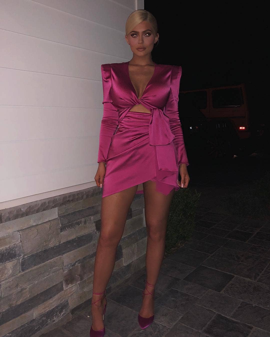 hot pink prom dresses for sale Hot Pink Scoop Neck Lace-Up Trumpet Long Prom Dress PSK479 US4 / Hot Pink