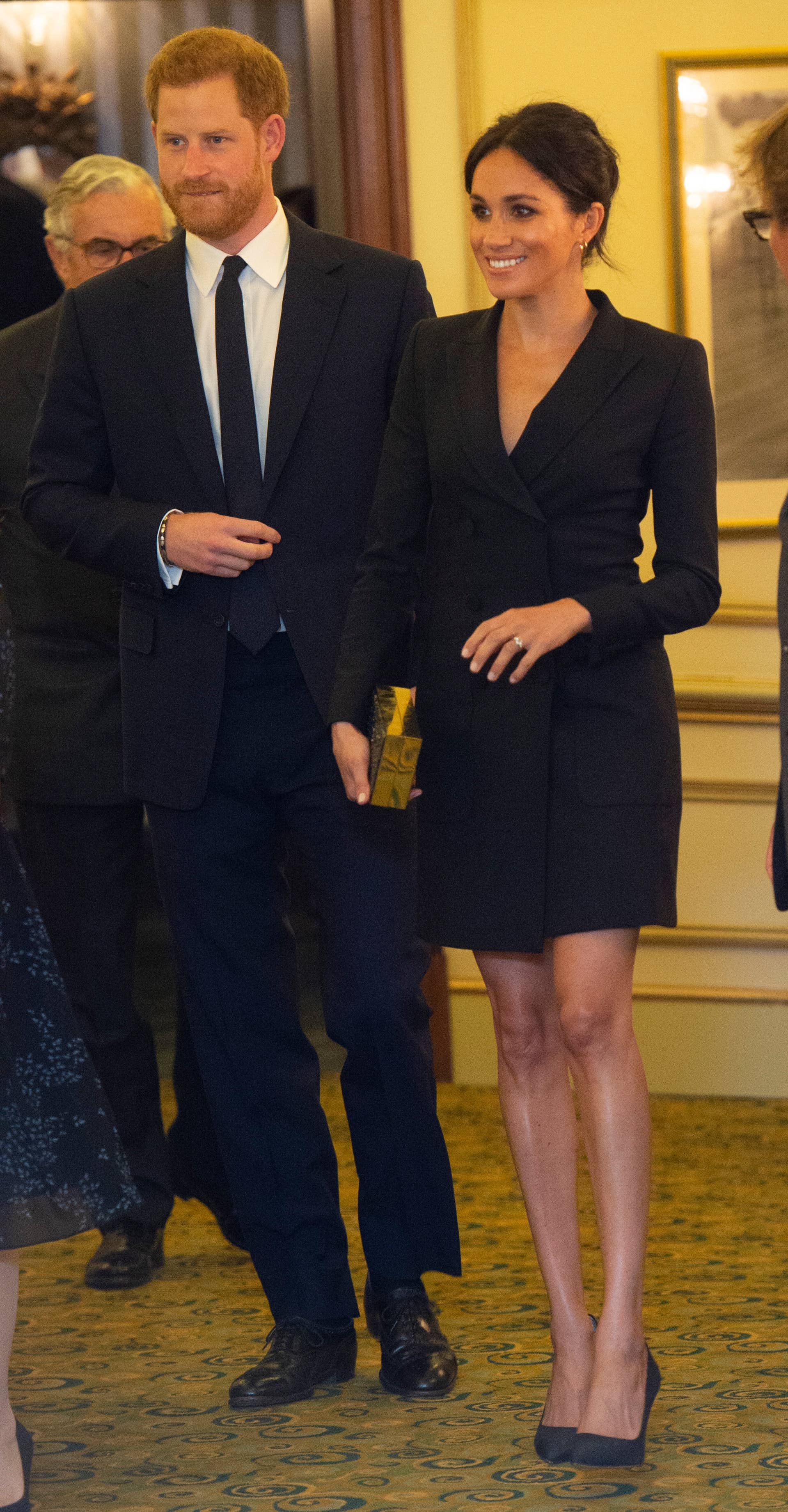 Meghan Markle Wore a Thing: Navy Roksanda Dress in Australia Edition -  Fashionista
