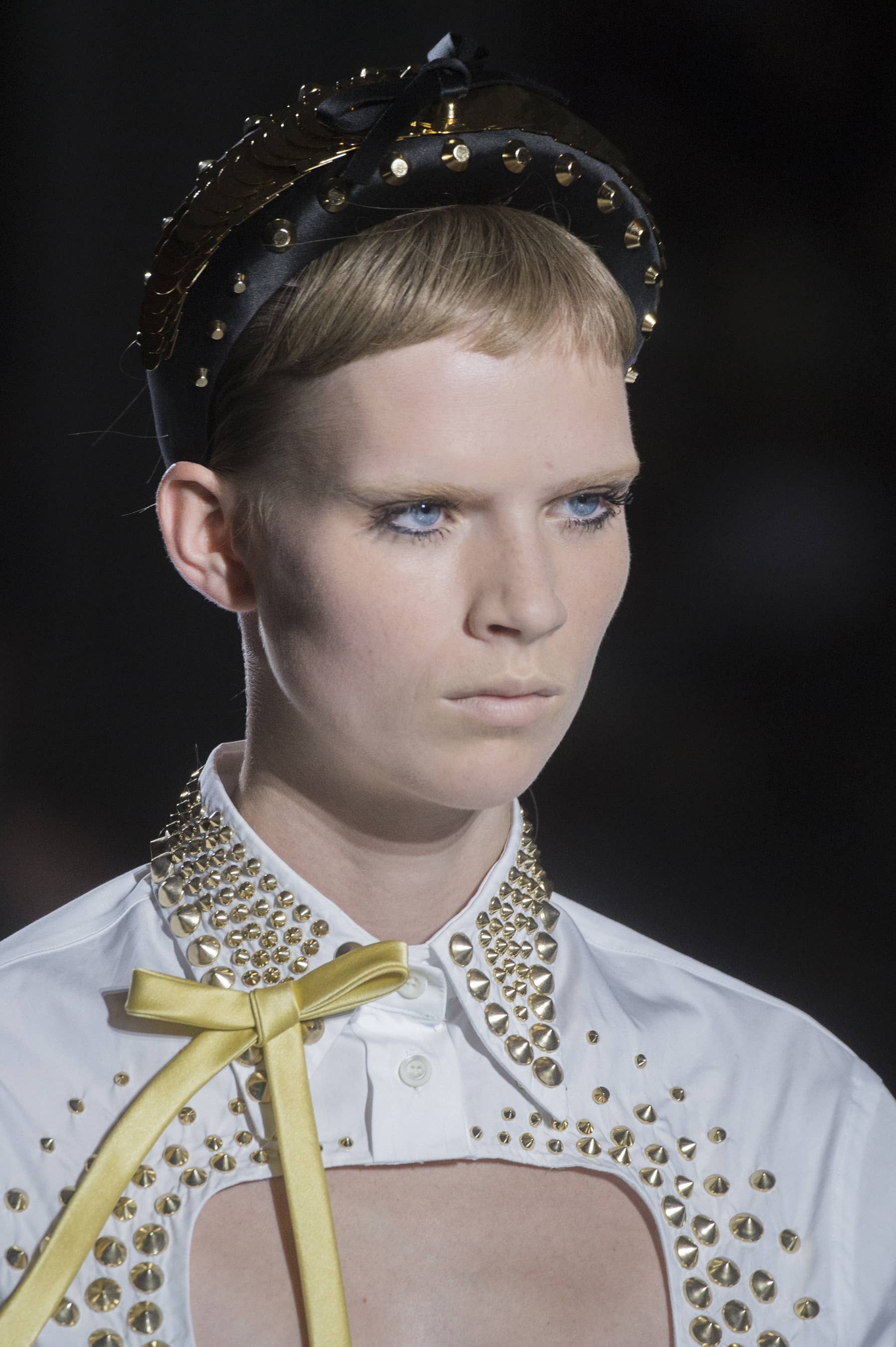 Prada braided headband, hairband - rare, runway Prada Fall 2020 Beauty: A New Type of Headband Is Born main image 3