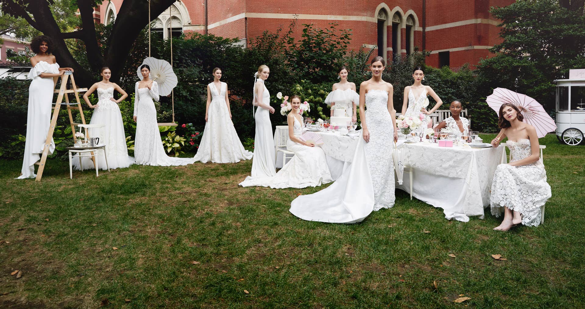 sachin and babi light blue dress Galina Signature + Long Sleeve Sequin Plus Bodysuit Wedding Dress main image 0