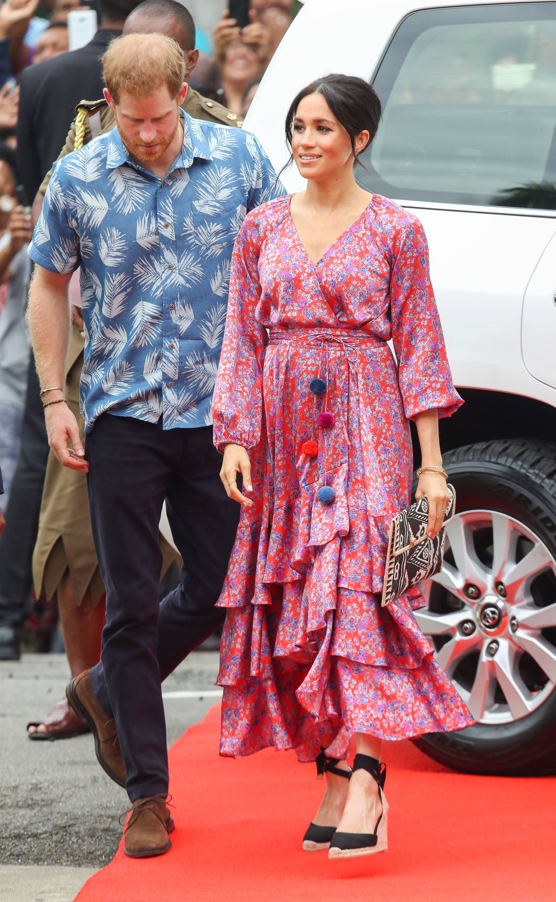 Meghan Markle Wore a Thing: Figue Dress in Fiji Edition - Fashionista Meghan Markle Wore a Thing: Figue Dress in Fiji Edition - Fashionista