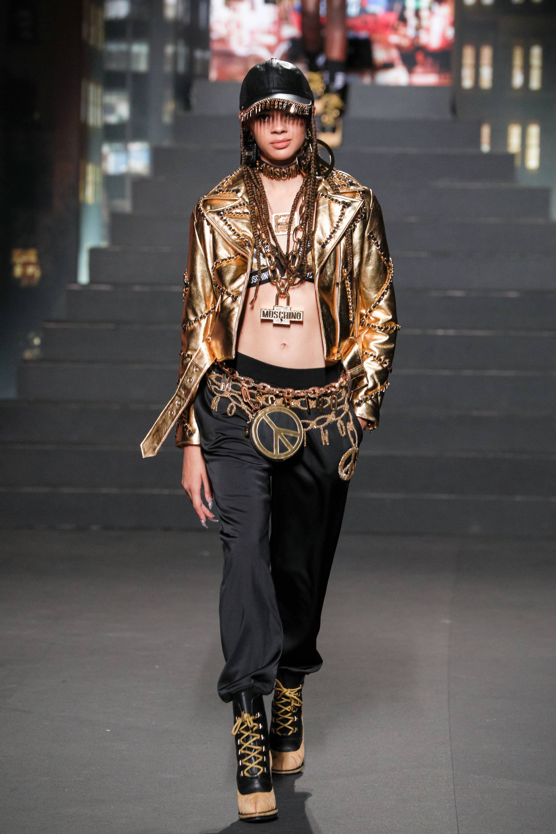 Jeremy Scott Transported Us to Time Square's MTV Heyday for the