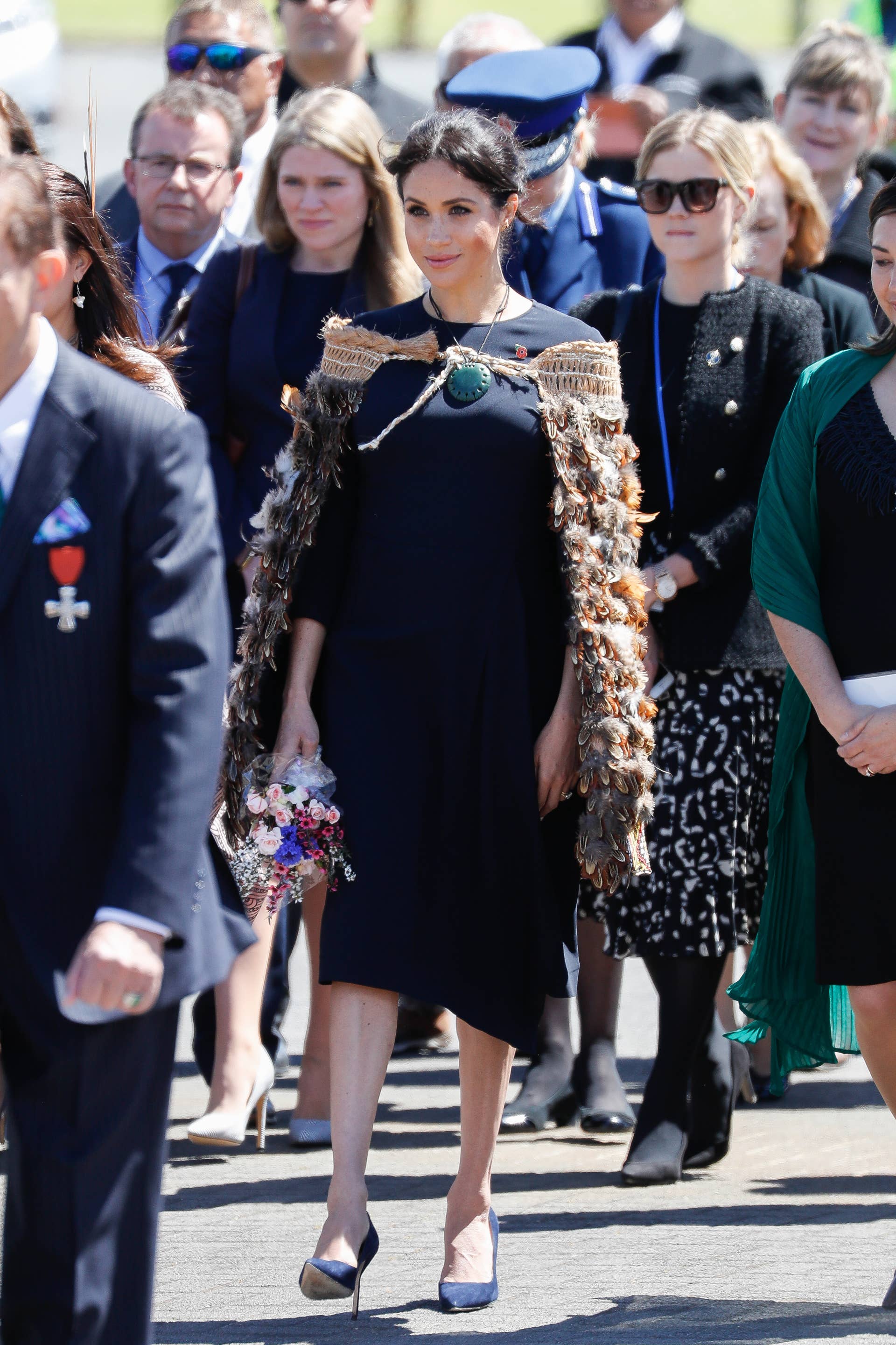 Meghan Markle Wore a Thing: Stella McCartney Midi Dress in New Zealand  Edition - Fashionista