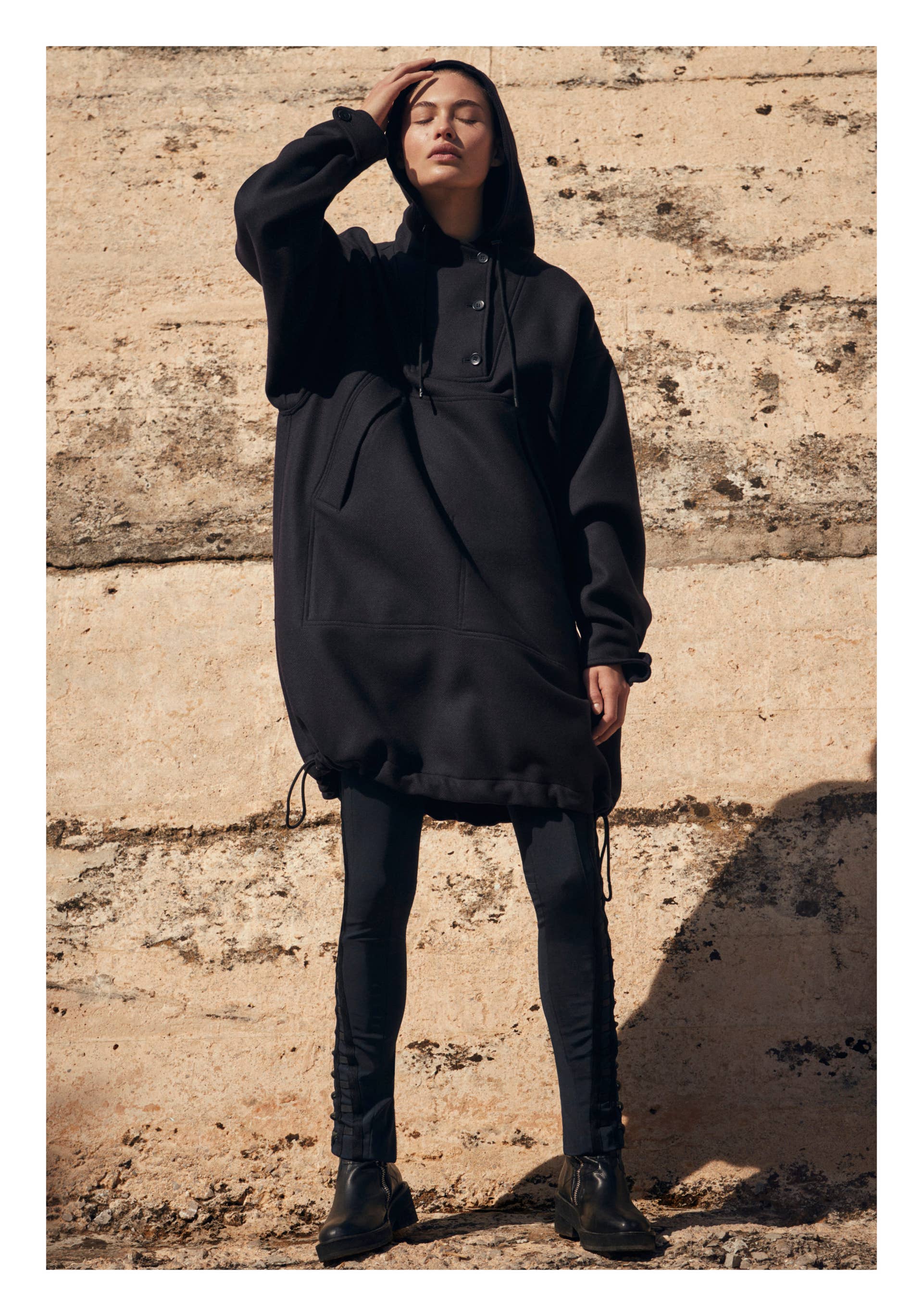H&amp;M STUDIO フーディ Men's Black/Led Zeppelin Loose Fit Hoodie | H&M US