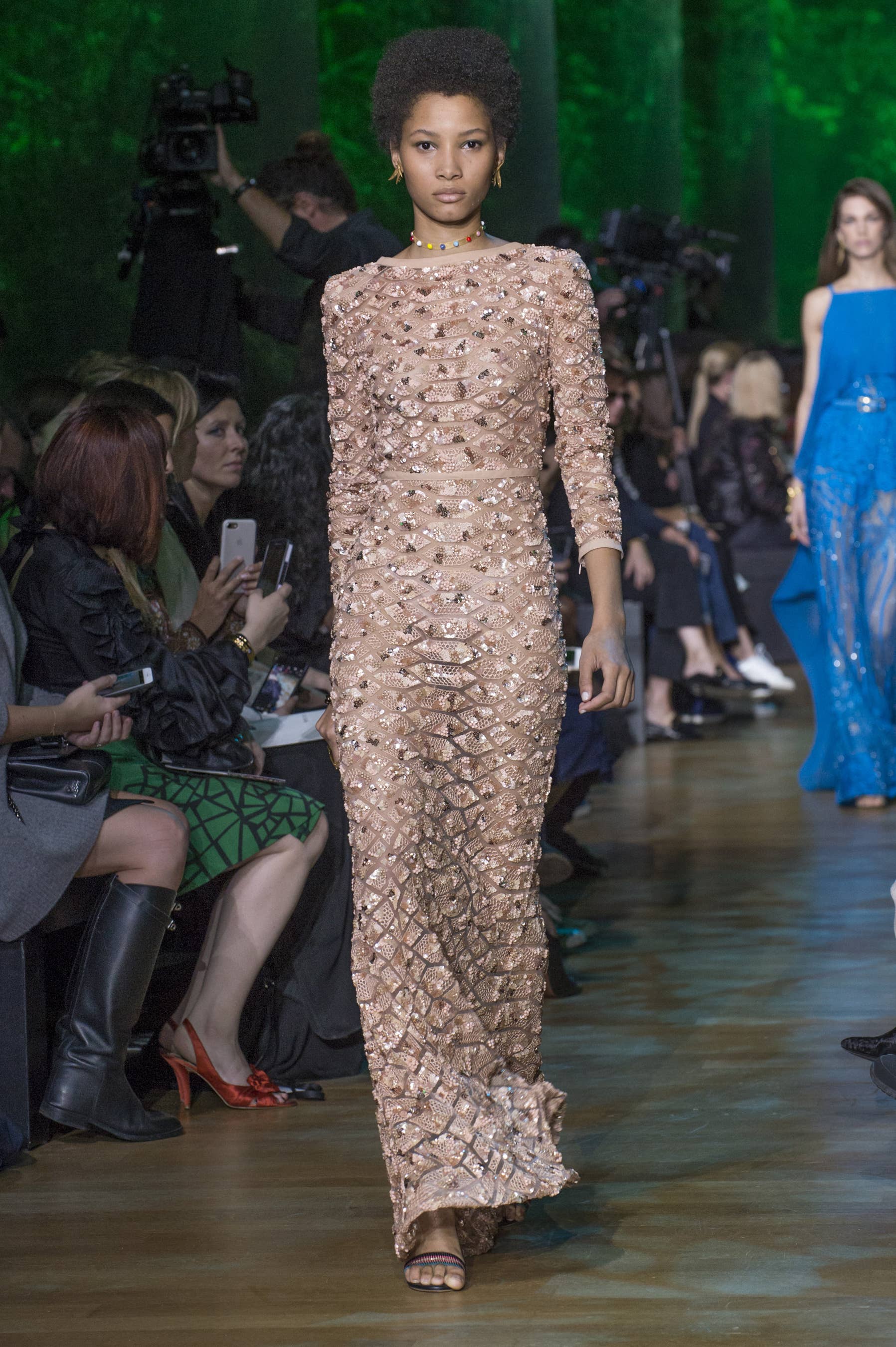 Elie Saab's Amazon-Inspired Spring 2018 Collection Is a Bit Too Glam for  the Jungle - Fashionista