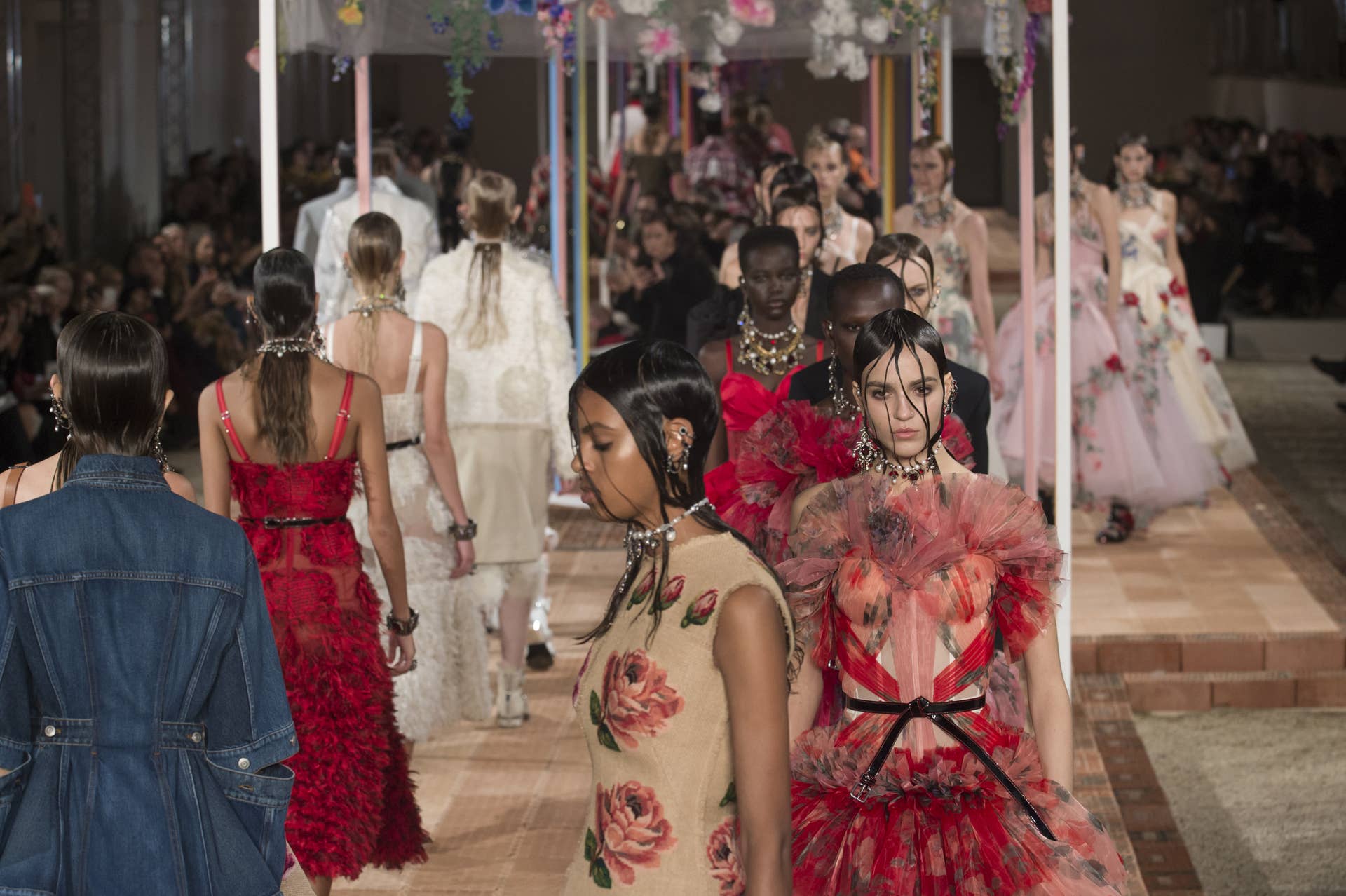 See Every Look From Alexander McQueen's Spring 2018 Collection