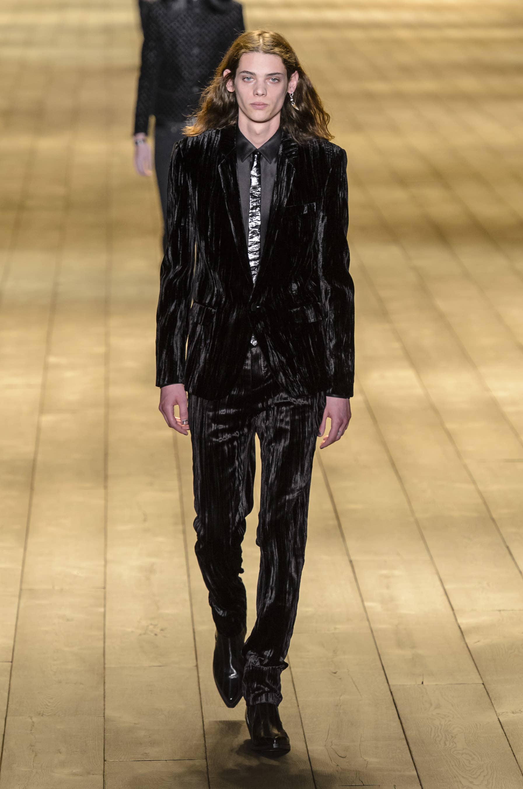 Saint Laurent Does Moody, Sexy Rock 'n' Roll for Fall 2018