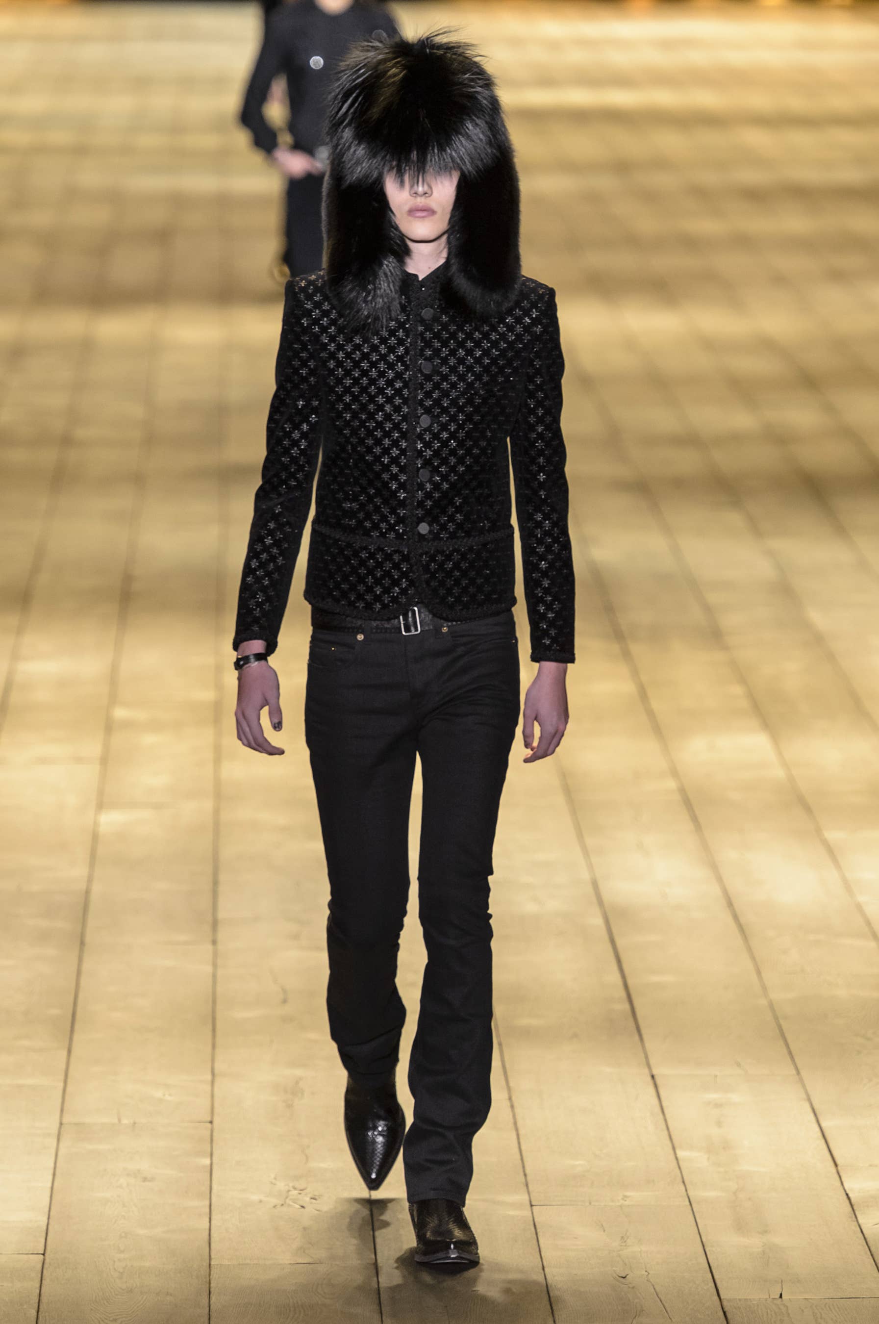 Saint Laurent Does Moody, Sexy Rock 'n' Roll for Fall 2018