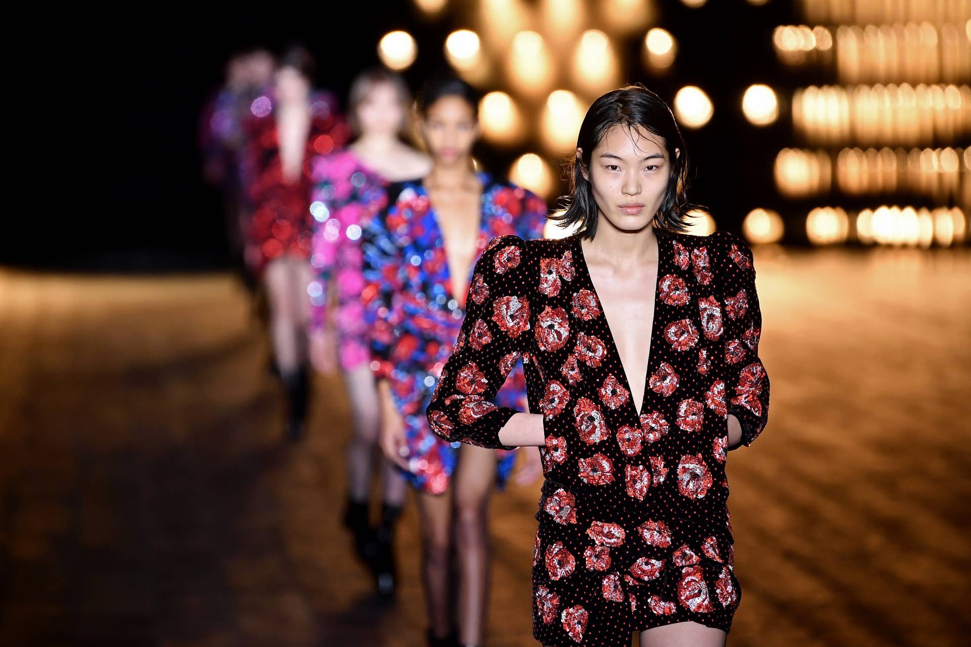 Saint Laurent Does Moody, Sexy Rock 'n' Roll for Fall 2018