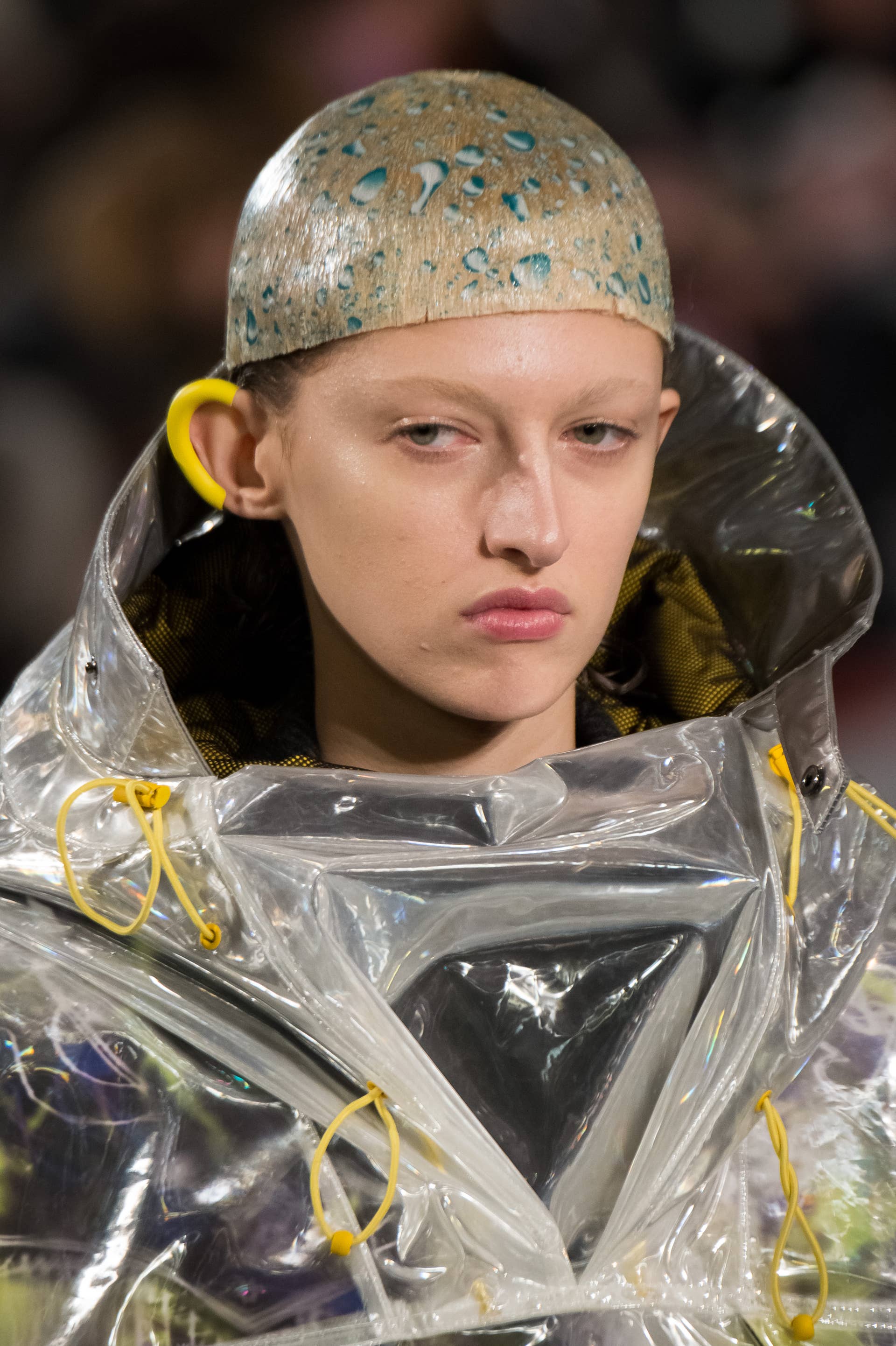Pat McGrath Created Glittery Oil-Slick Lips for the Maison
