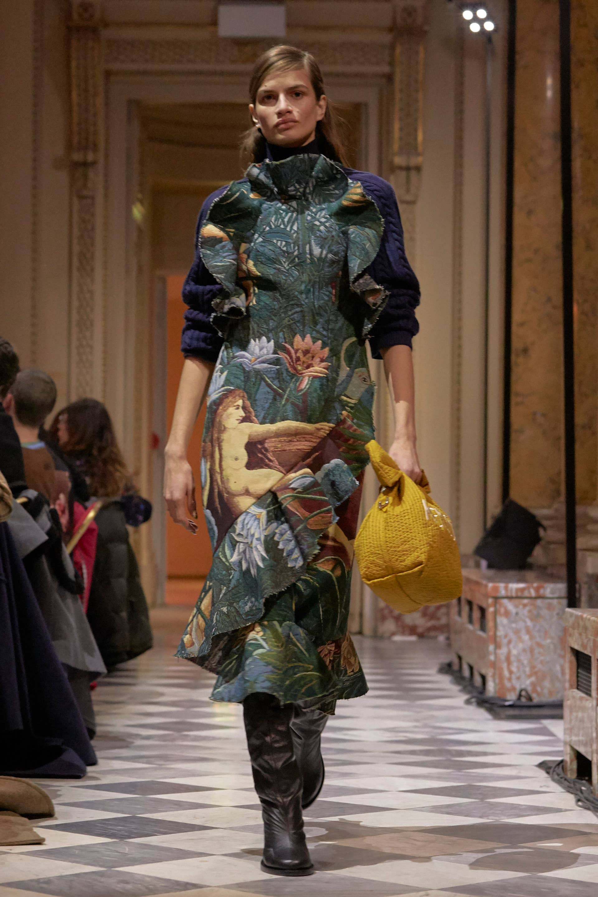 At Kenzo, a Lush Celebration of Art, Knits and a Lot of Weird Fun