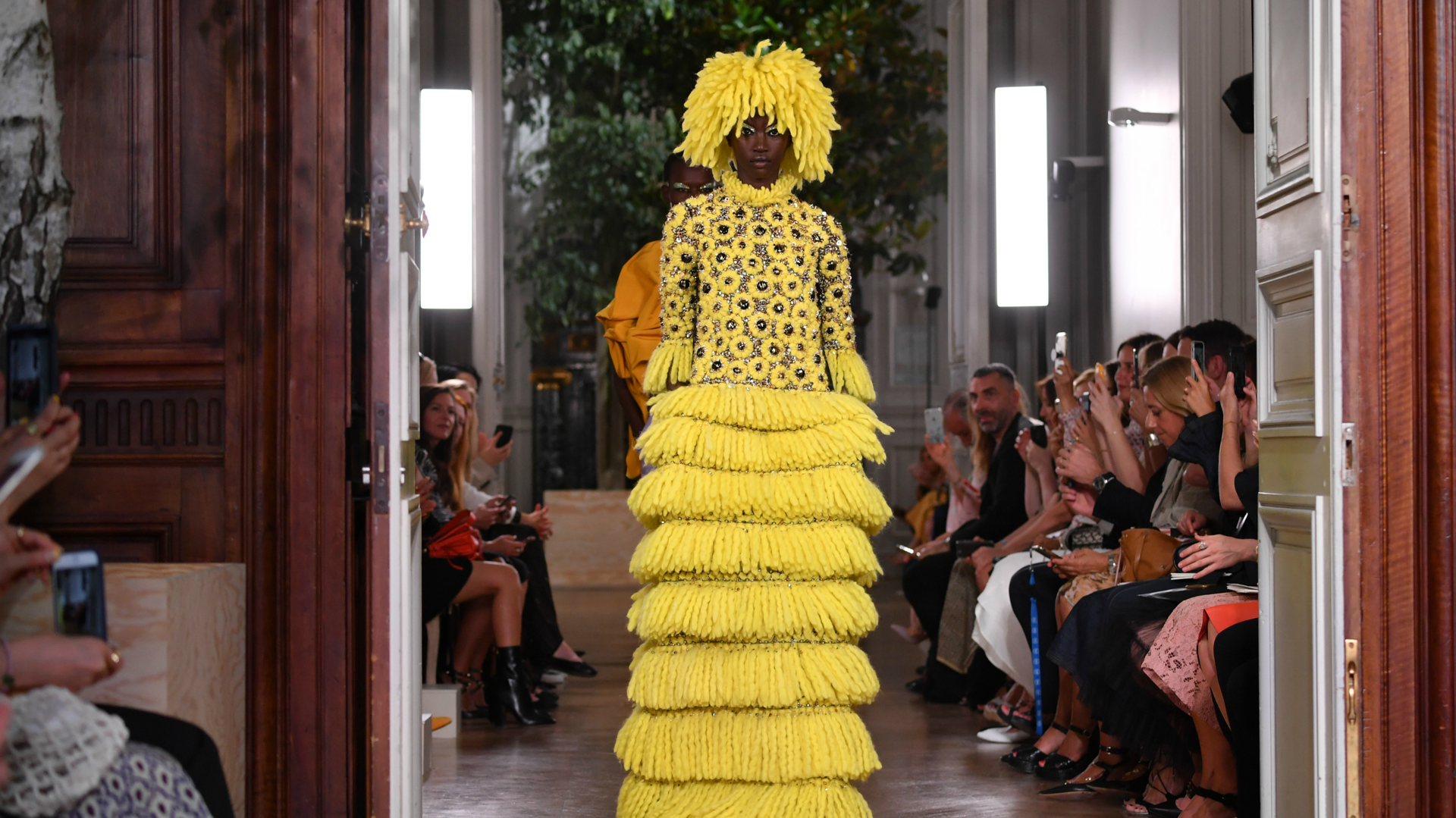 Valentino Fall RTW 2019 tie hat suede and leather Valentino Fall 2019 Menswear Collection | Vogue main image 3