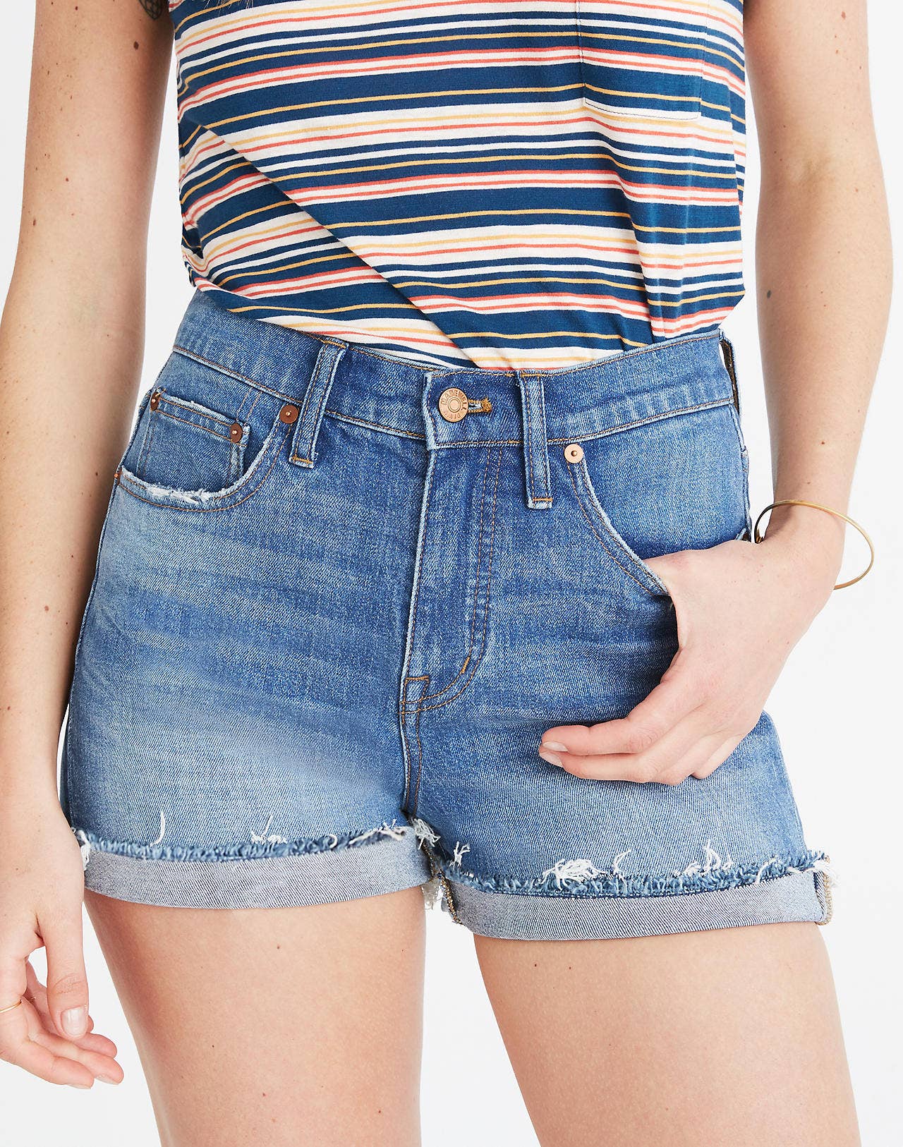 21 Pairs of High-Rise Denim Shorts That Will Well Outlive Festival ...