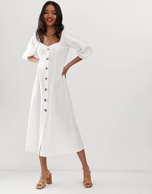 21 Button-Front Midi Dresses to Make It Look Like You Have Your Life  Together - Fashionista
