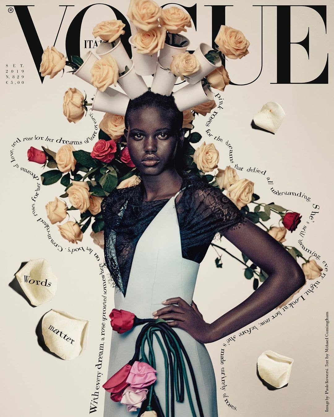 Adut Akech Dominates the September 2019 Issues, Covering 5