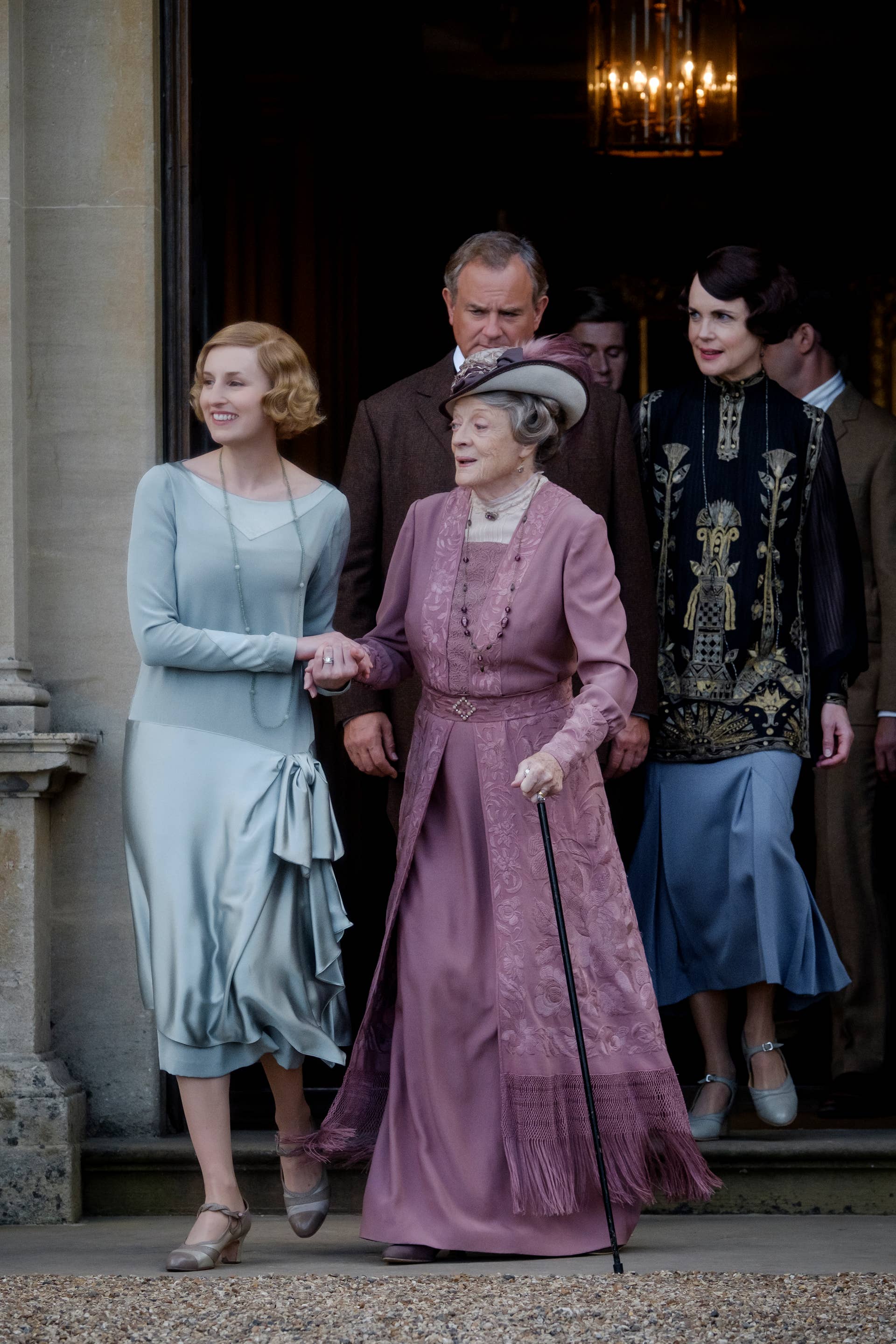 The 'Downton Abbey' Movie Costumes Include Mary's Custom Gowns, Edith's  Perfect Vintage and Violet's 16.5 Carat Tiara - Fashionista