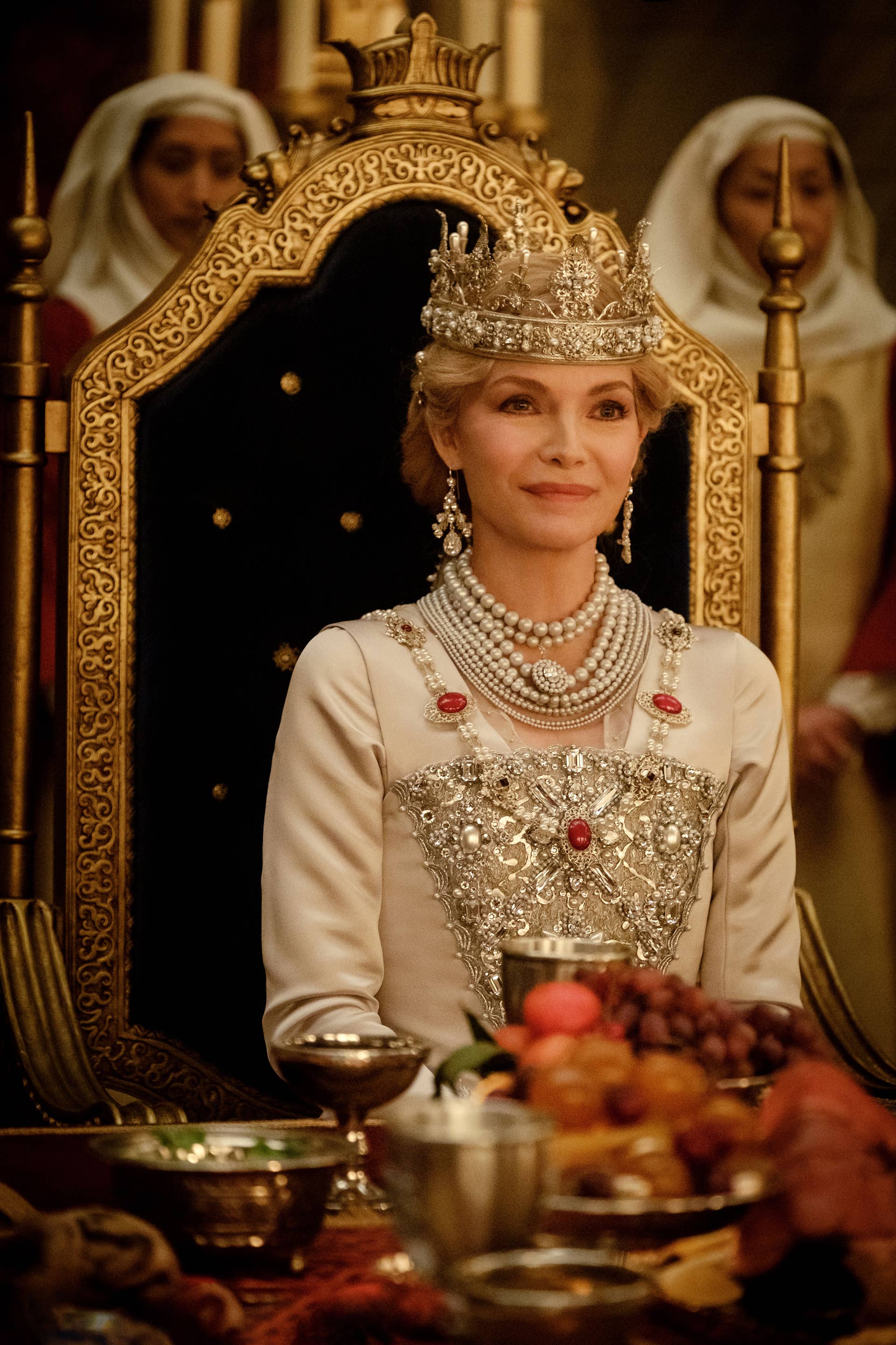 The 'Maleficent' Sequel's Battle Costumes Include Angelina Jolie and Michelle Pfeiffer in 'Hundreds of Thousands' of Swarovski Gems - Fashionista The 'Maleficent' Sequel's Battle Costumes Include Angelina Jolie and Michelle Pfeiffer in 'Hundreds of Thousands' of Swarovski Gems - Fashionista