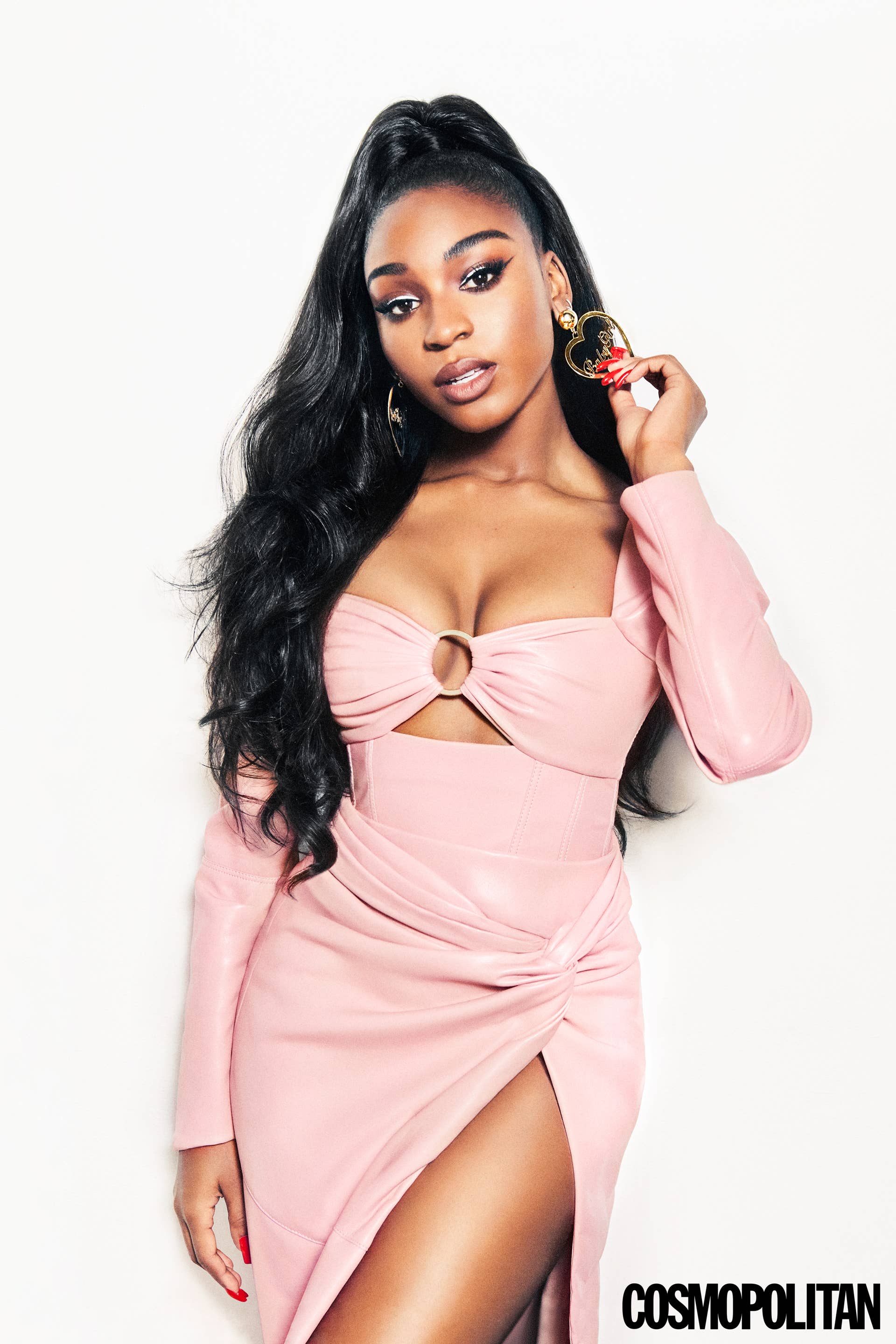 normani pink dress Must Read: Normani Covers 'Cosmopolitan,' The Future of Victoria Beckham's  Business