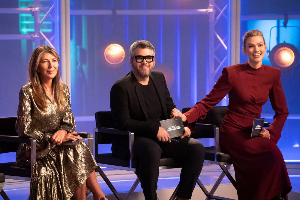 karlie kloss kushner project runway tyler dress Project Runway' Contestant Tyler Neasloney Explains His Now-Viral Shade  Towards Karlie Kloss