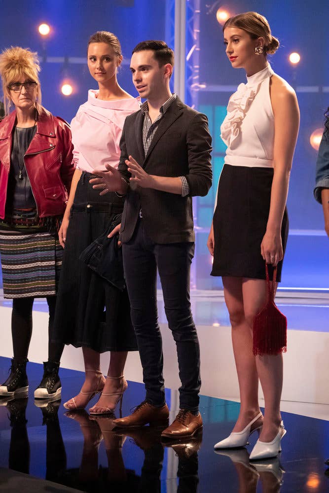 karlie kloss kushner project runway tyler dress Project Runway' Contestant Tyler Neasloney Explains His Now-Viral Shade  Towards Karlie Kloss