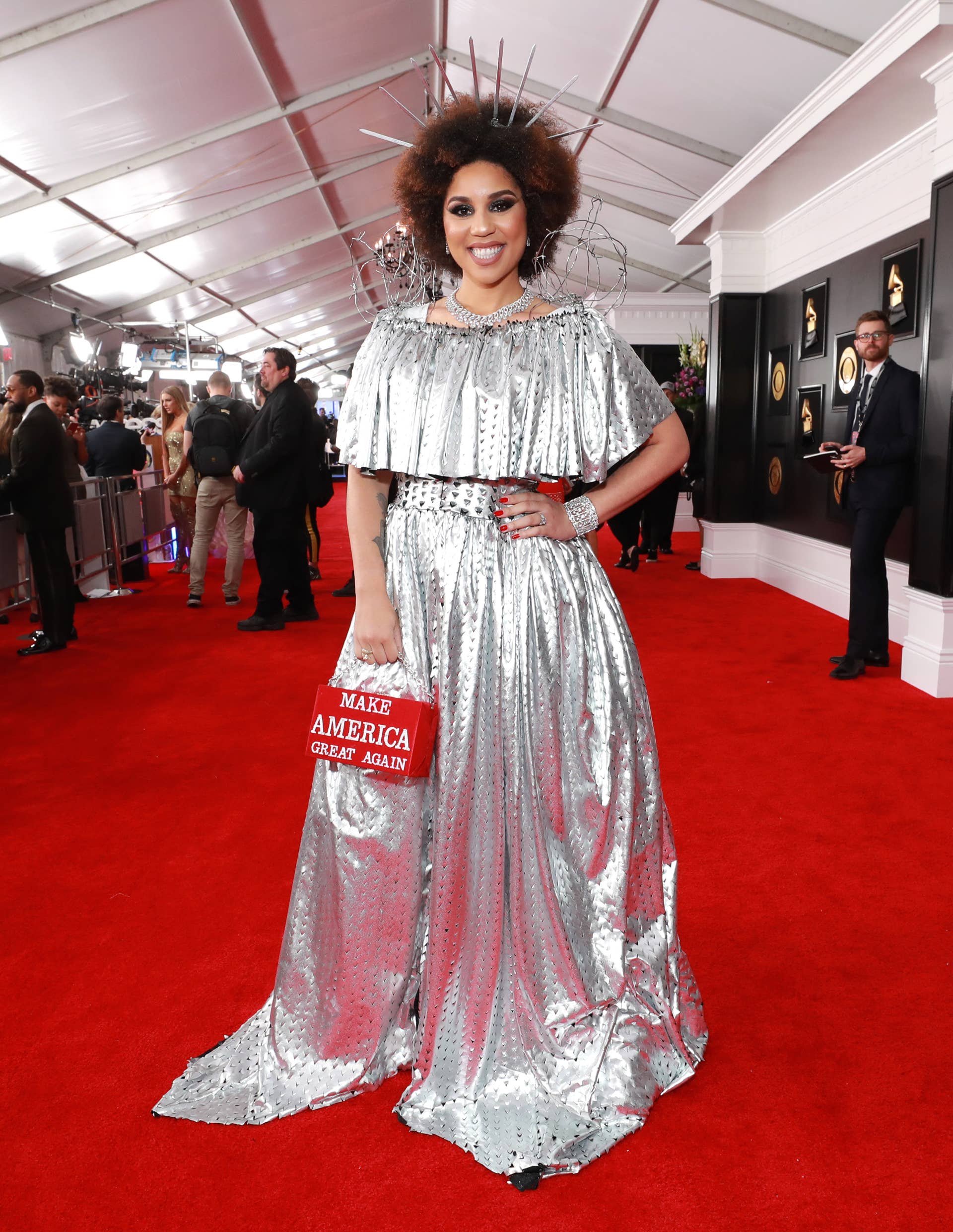 red dress grammys 2019 Grammys 2019: Host Alicia Keys Opens Up About Her 'Effortless' Look