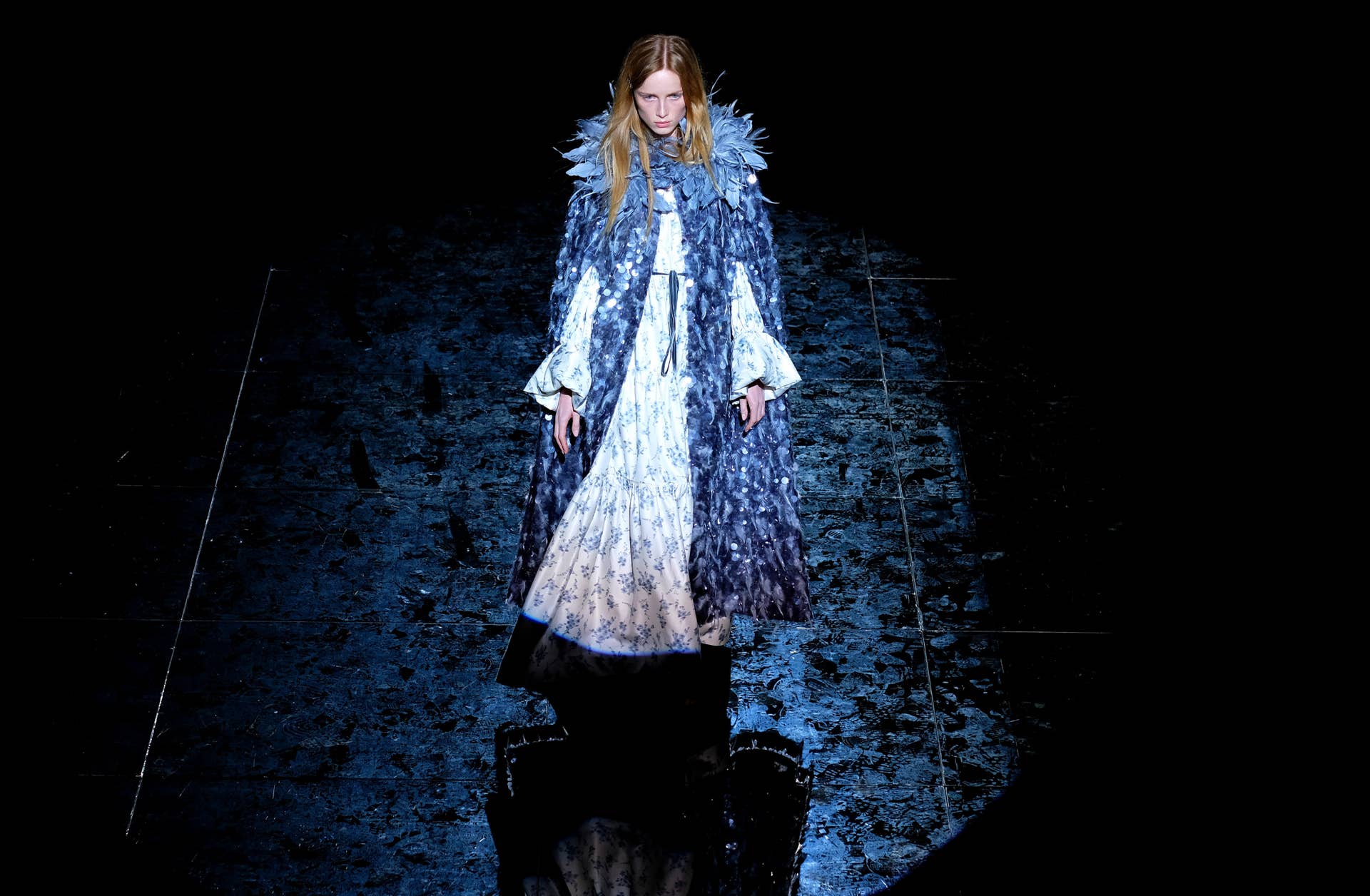 Marc Jacobs's Pitch-Black Runway Show Put a Spotlight on His