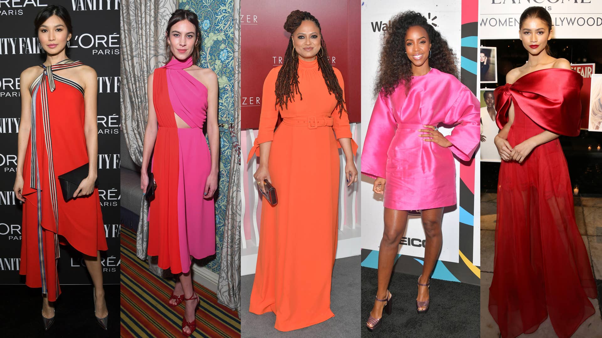 All Your Favorite Celebrities Wore Hot Pink, Red and Orange This Week -  Fashionista