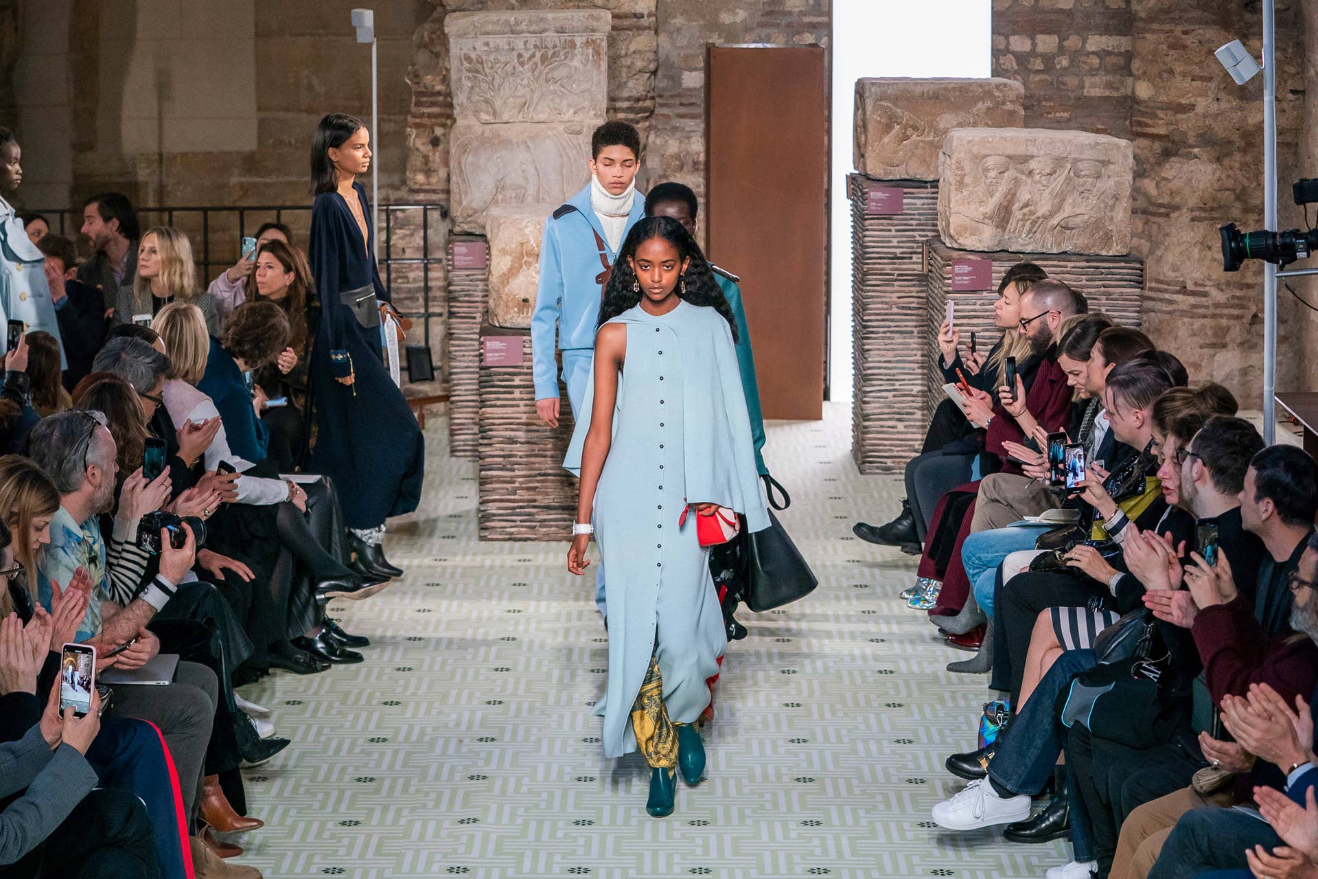 Bruno Sialelli Makes His Runway Debut With Lanvin's Fall 2019