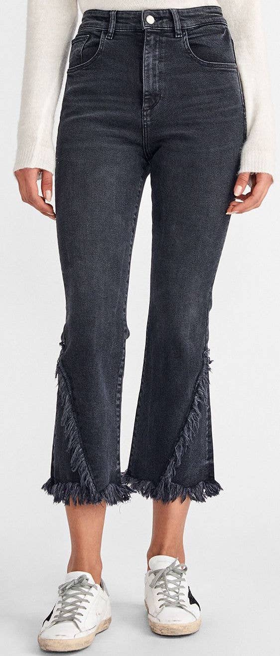 17 Black Flare Jeans That Will Solve Your 'Nothing-to-Wear' Problems ...