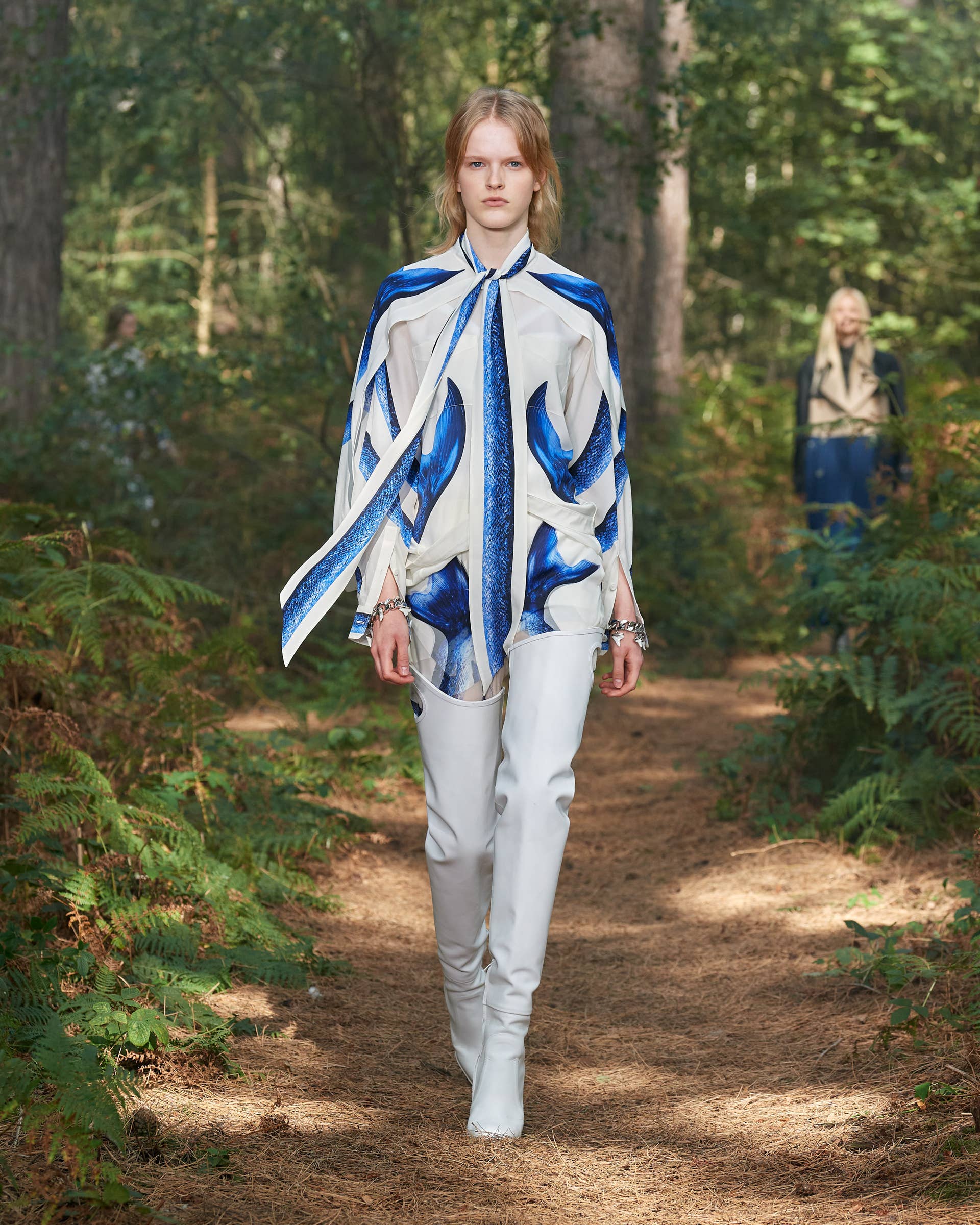 Riccardo Tisci Stages a Runway Performance in the Woods for