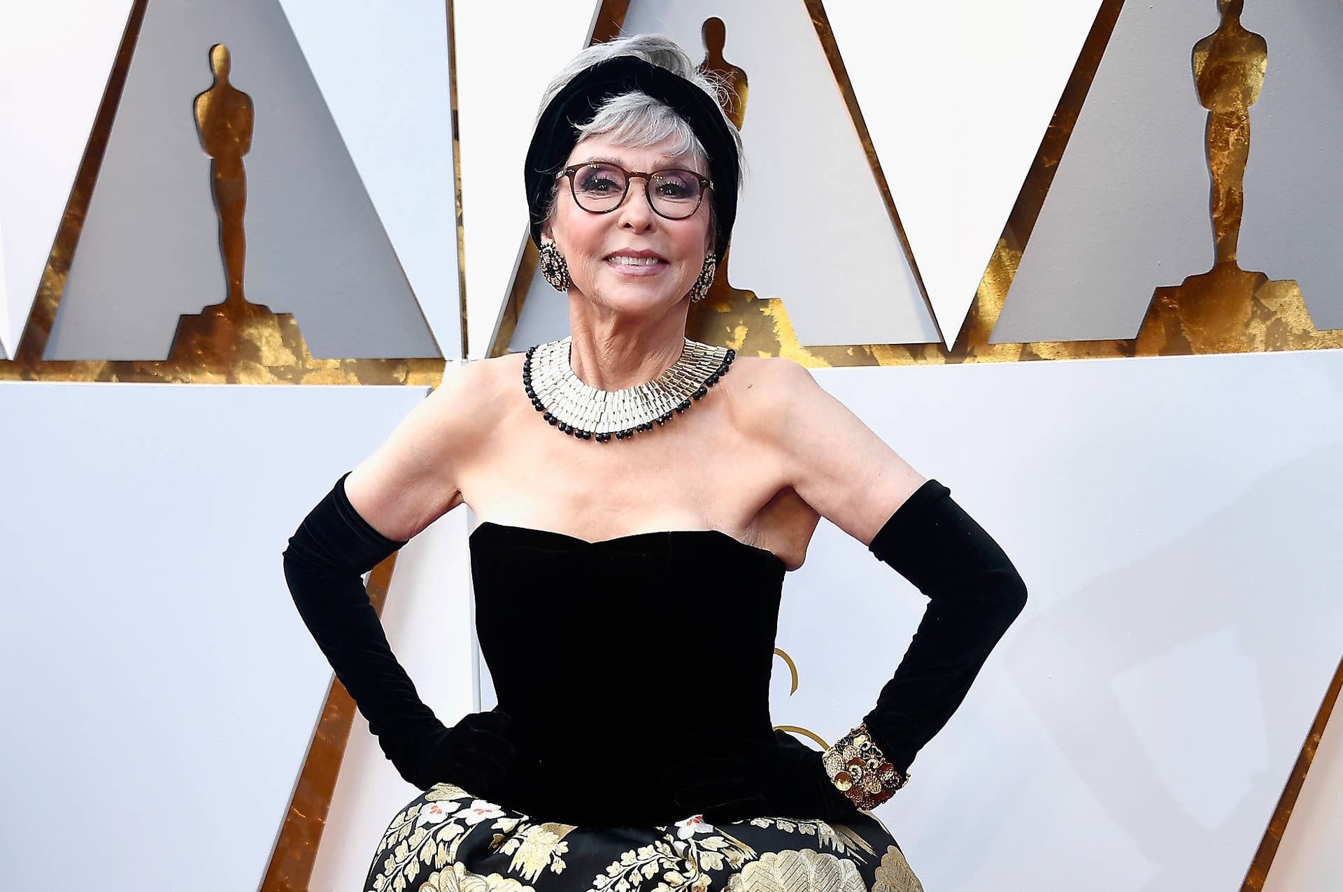 rita moreno oscar dress designer Rita Moreno, 92, Debuts Major Hair Change at 2024 Oscars
