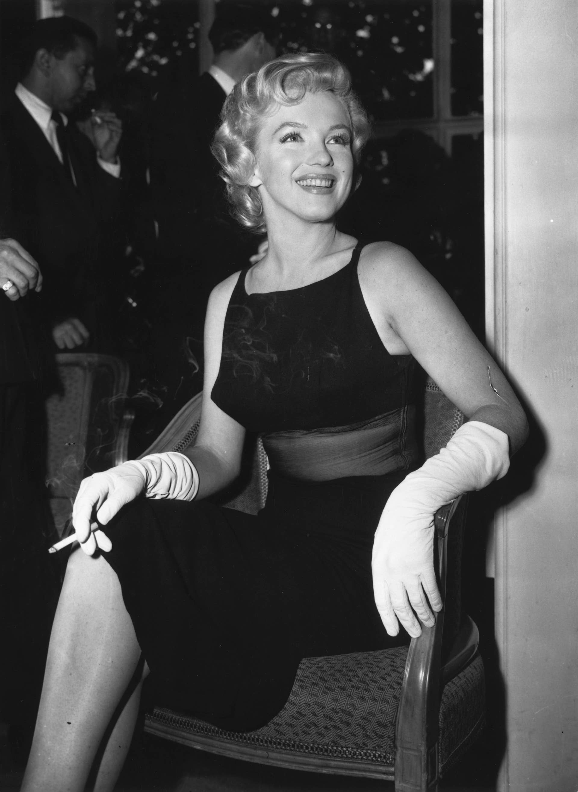 Great Outfits in Fashion History: Marilyn Monroe In a Mesh Panel Peekaboo  Dress - Fashionista