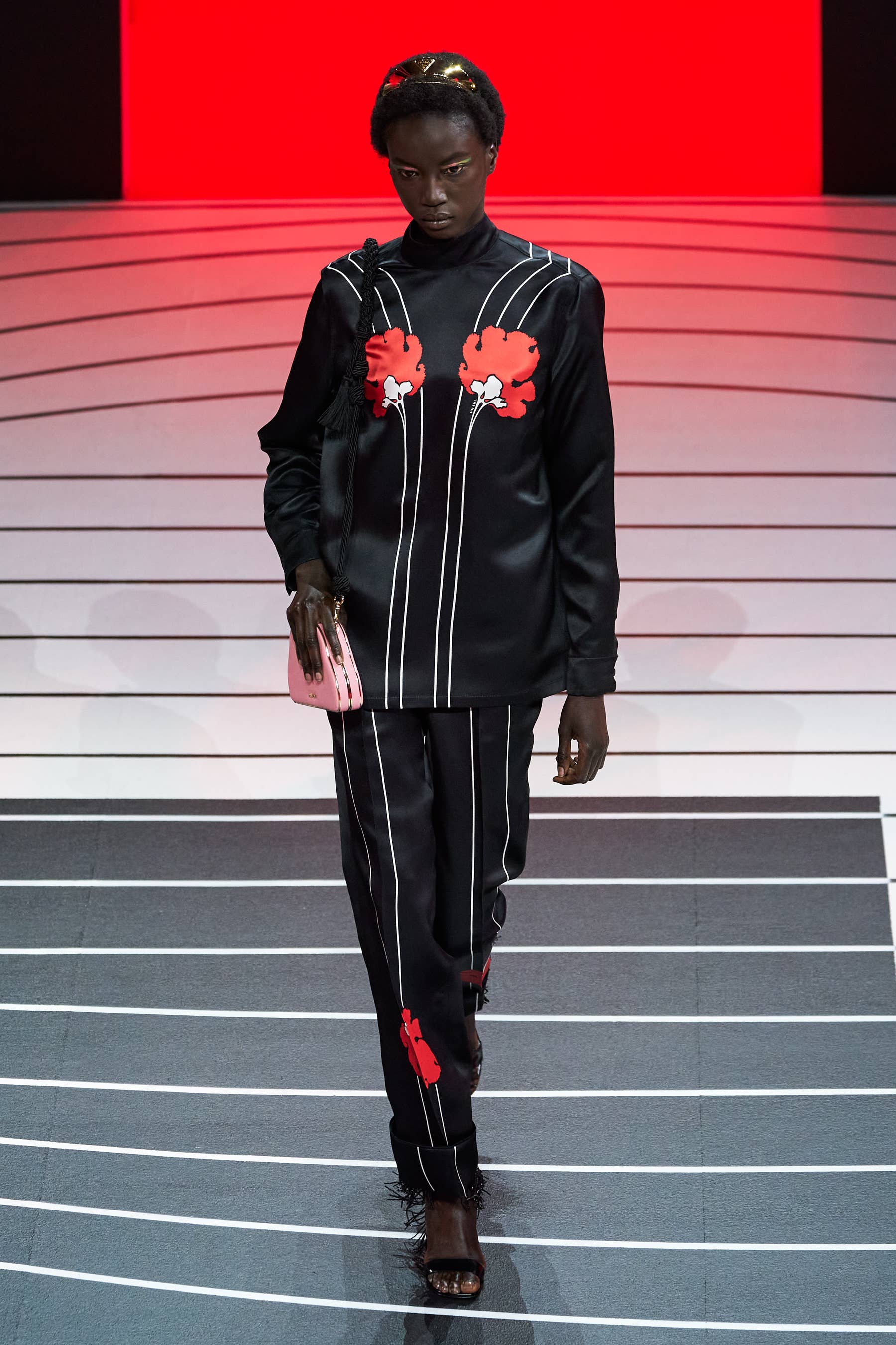 Prada's Fall 2020 Collection Featured Lots of Tailoring and Fringe