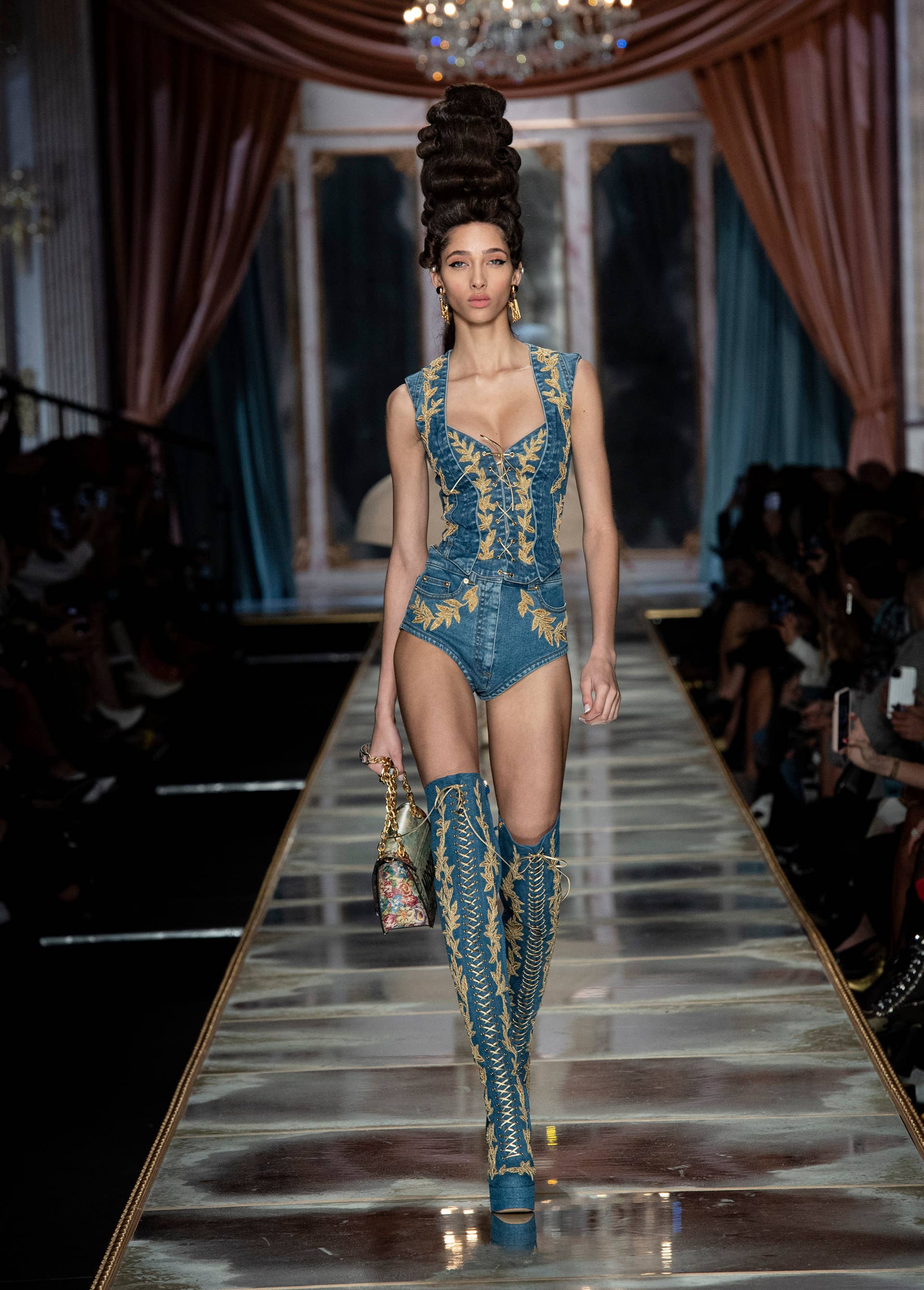 Jeremy Scott Puts Models in Marie Antoinette Cosplay for Moschino
