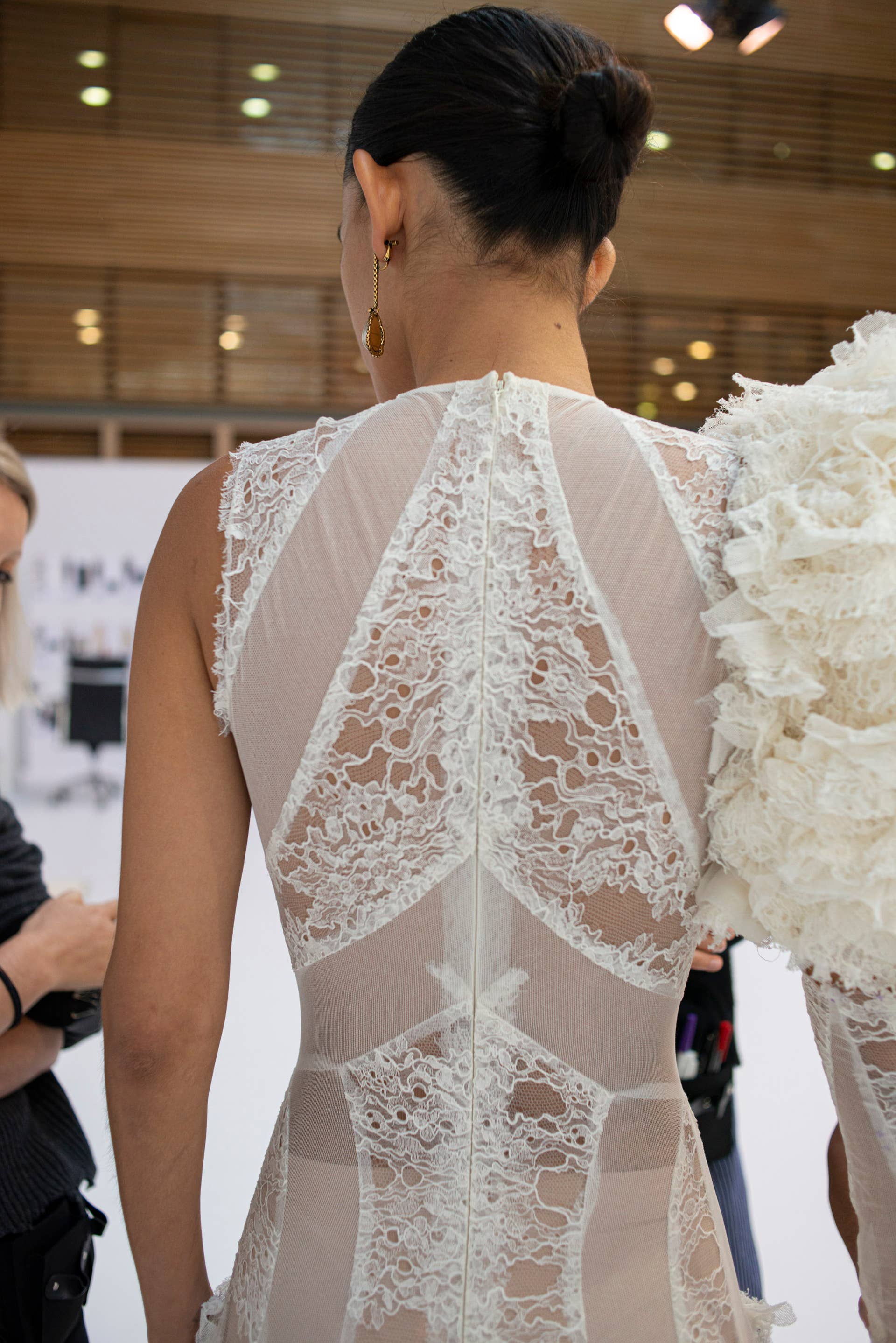 A Closer Look: The Making of an Upcycled Alexander McQueen Spring 2020  Runway Gown - Fashionista