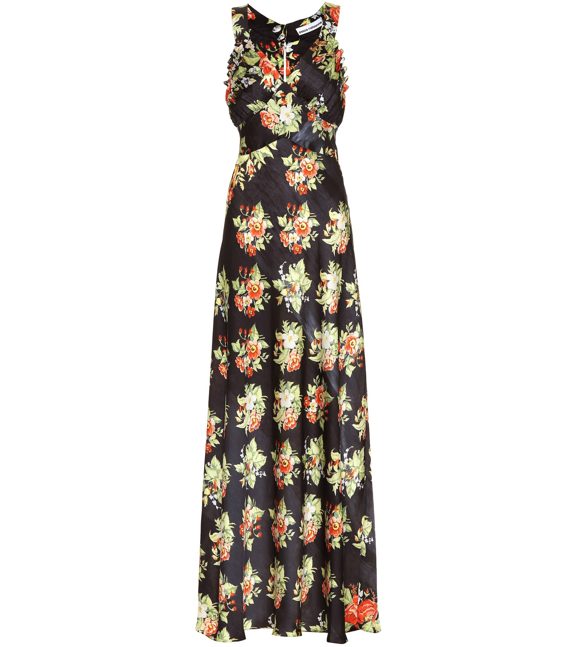 Great Outfits in Fashion History: Jennifer Aniston's Peak '90s Floral-Print  Satin Dress