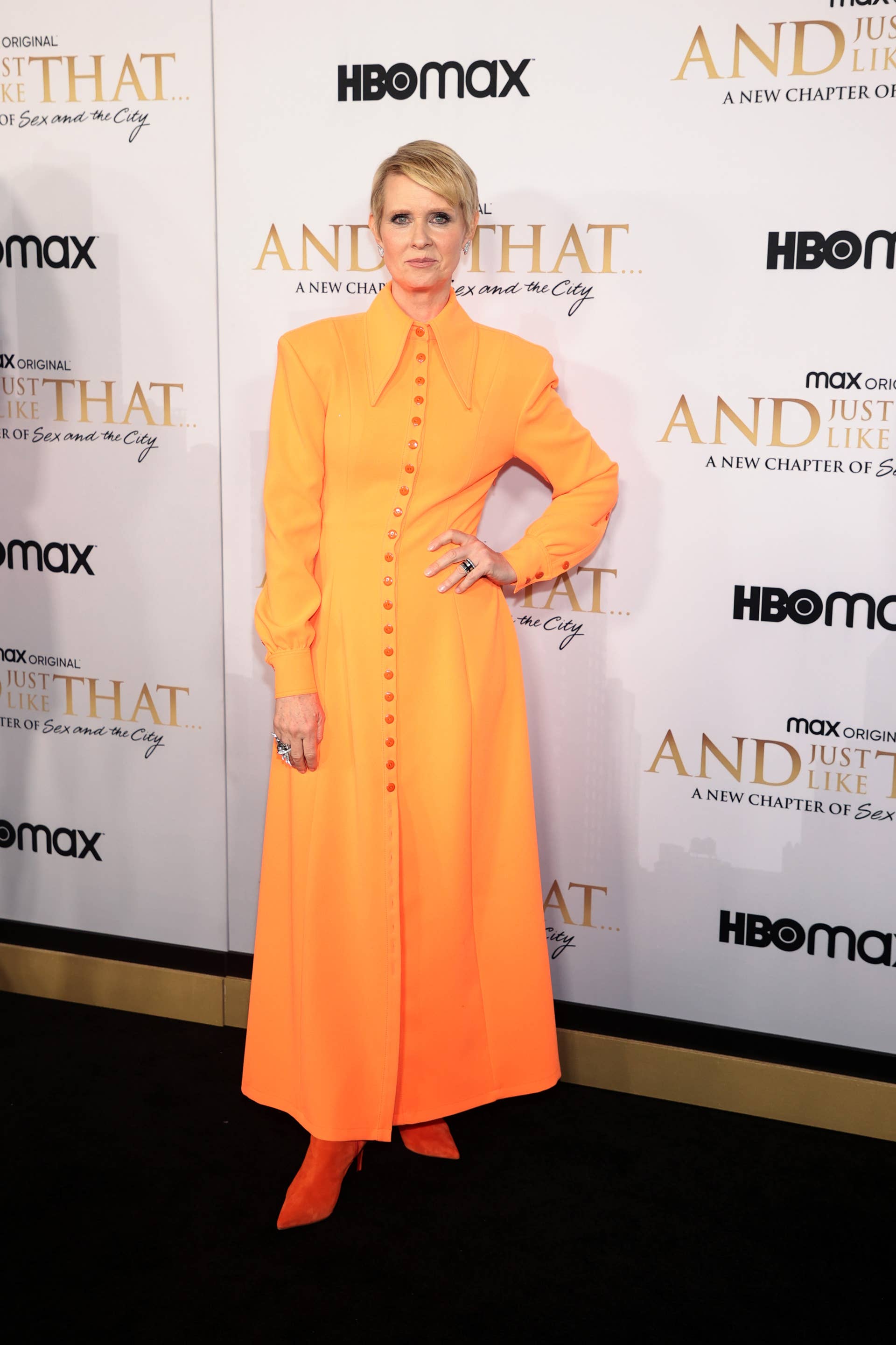 sex and the city orange dress Sex and the City Movie 2: Fashion Delirium