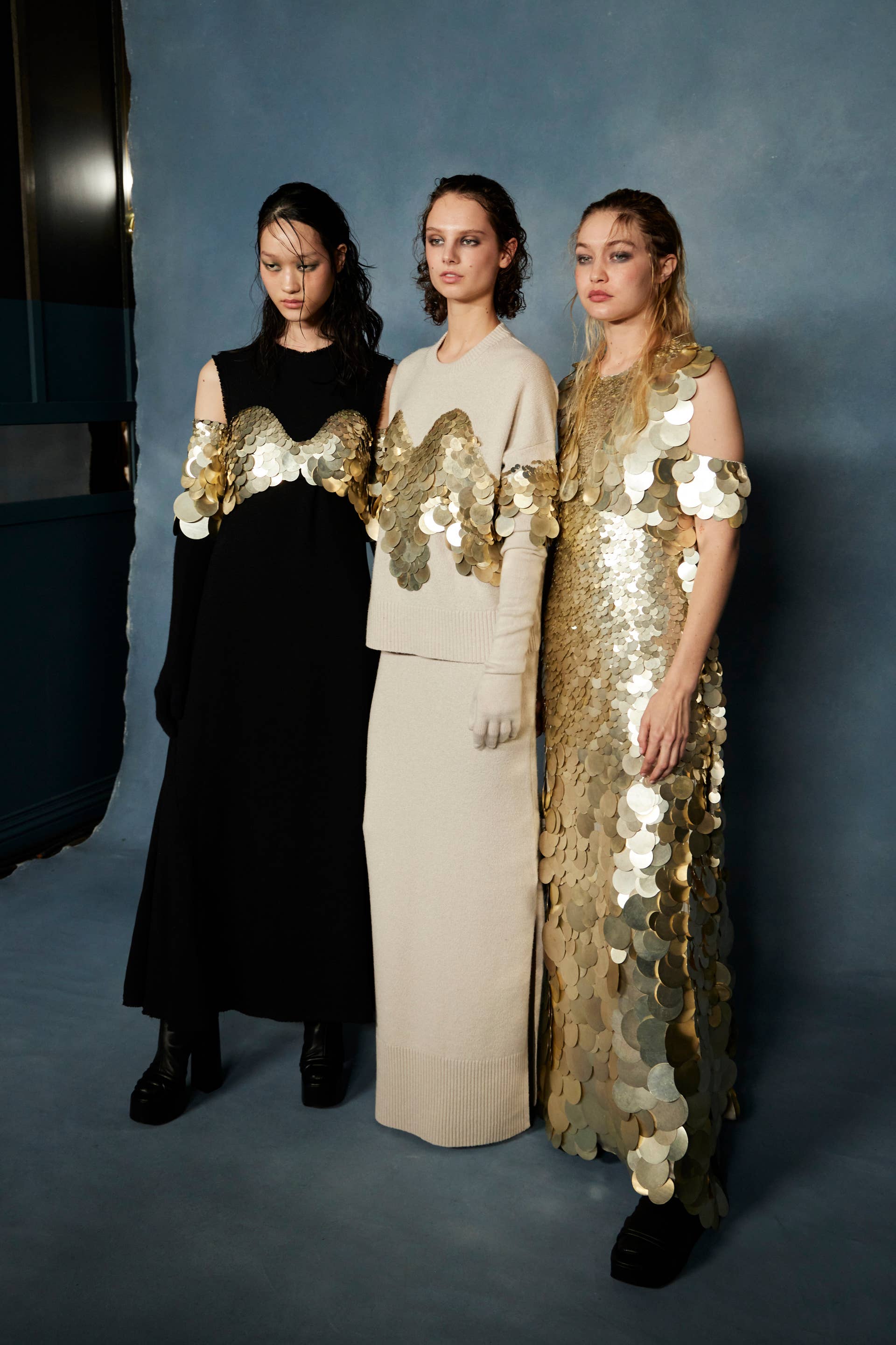 altuzarra gold dress Altuzarra Lily Dress Ivory/Gold / 36 (US 4)- FINAL SALE main image 0