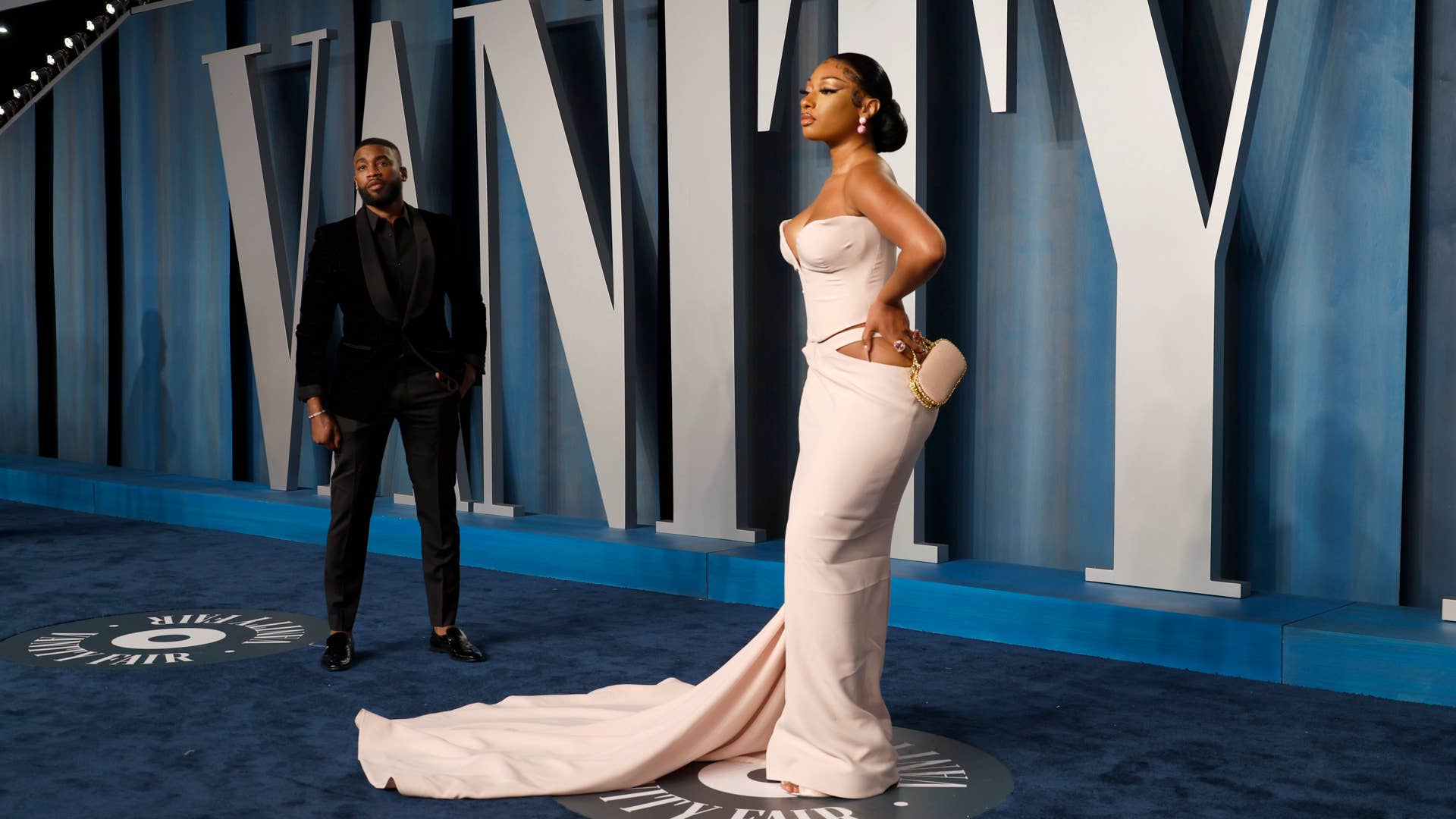 princess polly baby blue dress The Best Looks From the 2023 Oscars After Parties