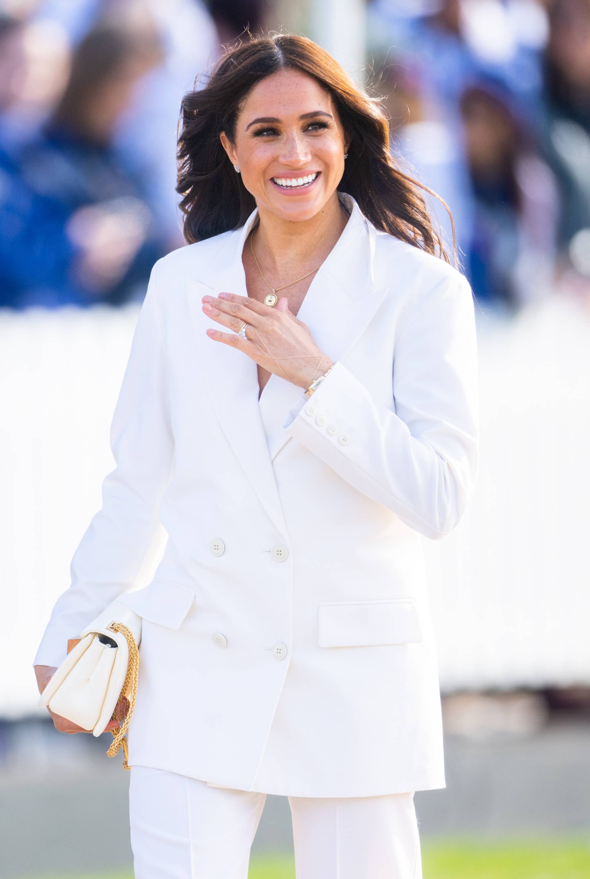 Meghan Markle Wore a Thing: White Valentino Suit Edition - Fashionista Meghan Markle Wore a Thing: White Valentino Suit Edition - Fashionista