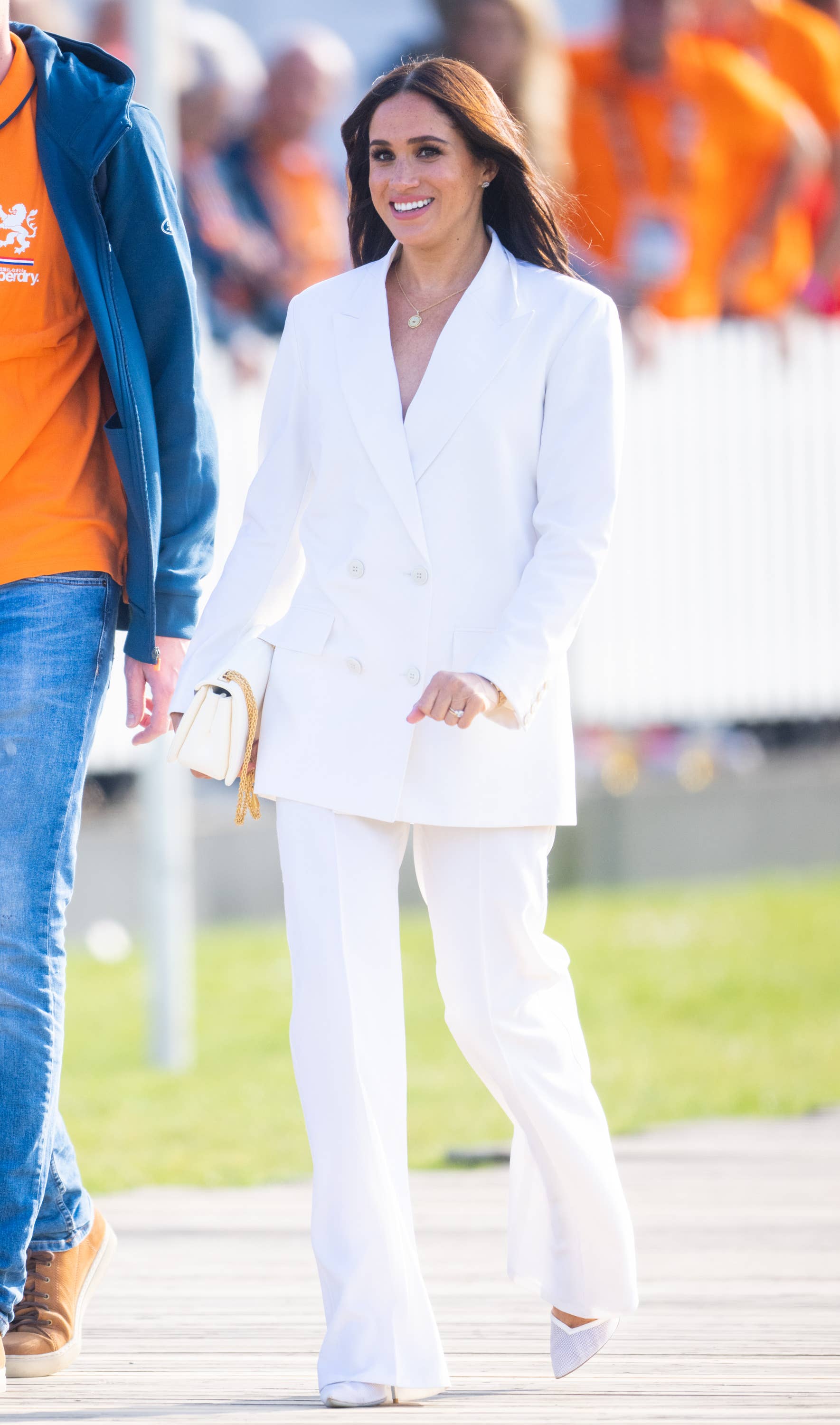 Meghan Markle Wore a Thing: White Valentino Suit Edition - Fashionista Meghan Markle Wore a Thing: White Valentino Suit Edition - Fashionista