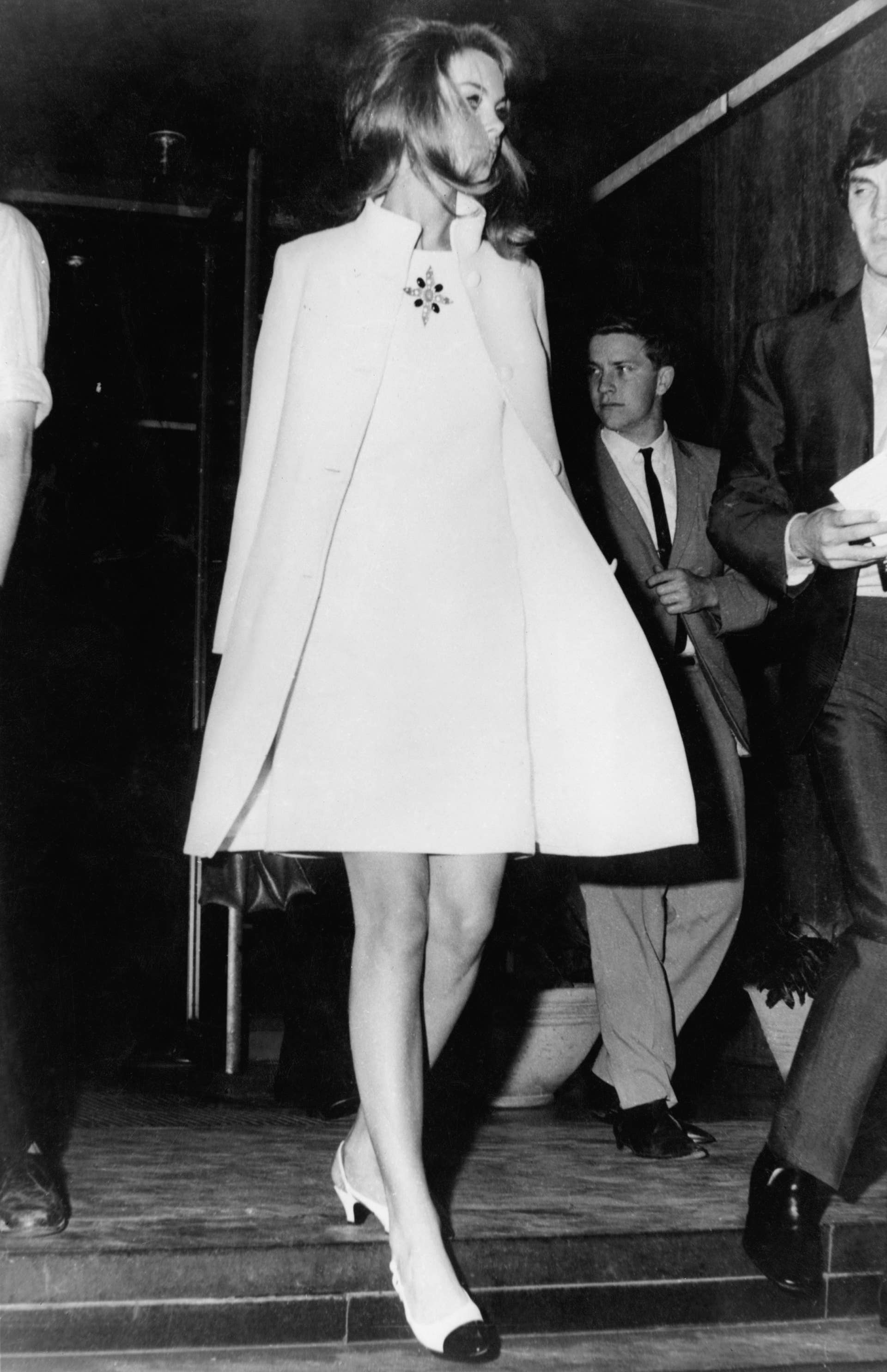 Great Outfits in Fashion History: Jean Shrimpton in a Very Controversial  White Dress - Fashionista