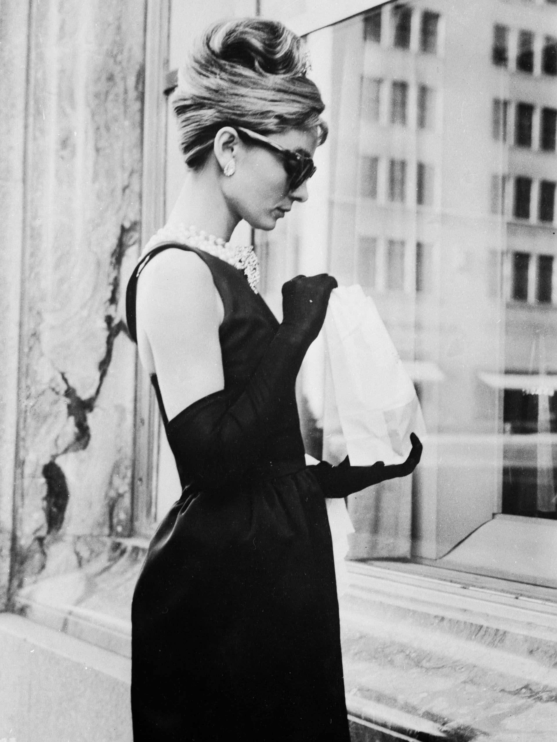 audrey hepburn black dress Amaia | Black Bardot Long-Sleeve Maxi Dress