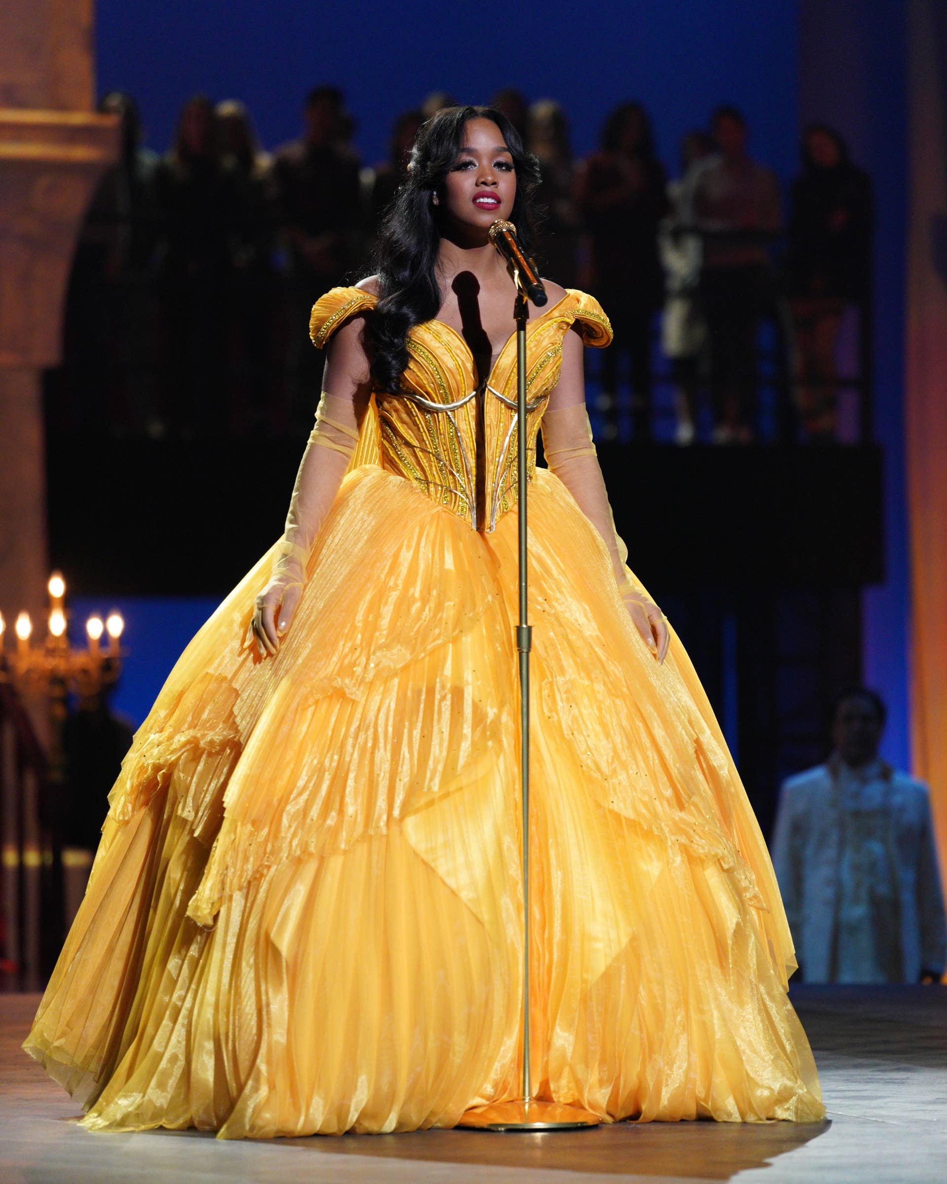 Belle's Yellow Gown Gets a Fashion-y Update in 'Beauty and the Beast: a 30th Celebration' - Fashionista Belle's Yellow Gown Gets a Fashion-y Update in 'Beauty and the Beast: a 30th Celebration' - Fashionista